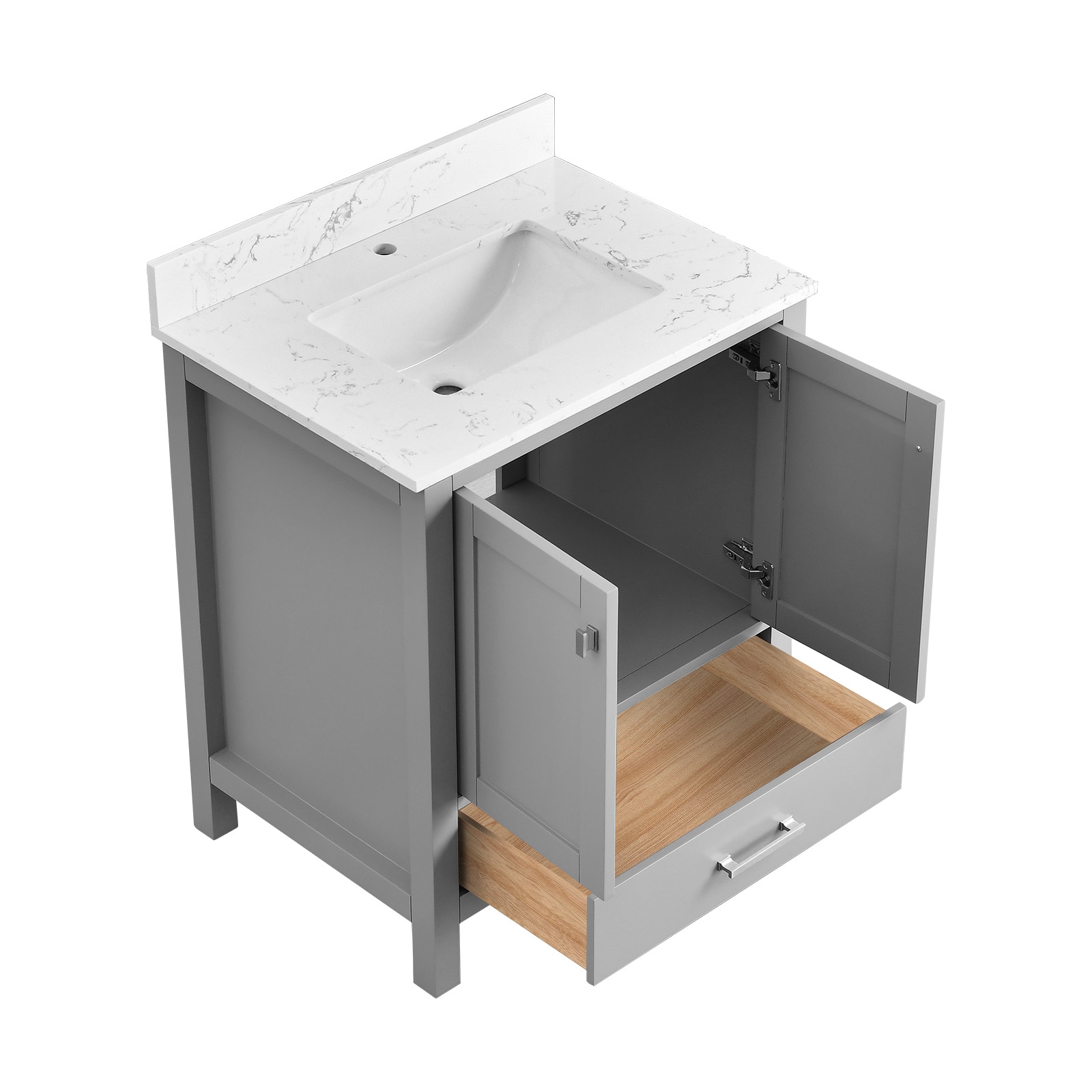 Poinic YUR-VW1A-30GY Bath-Vanity-Combo - View #10