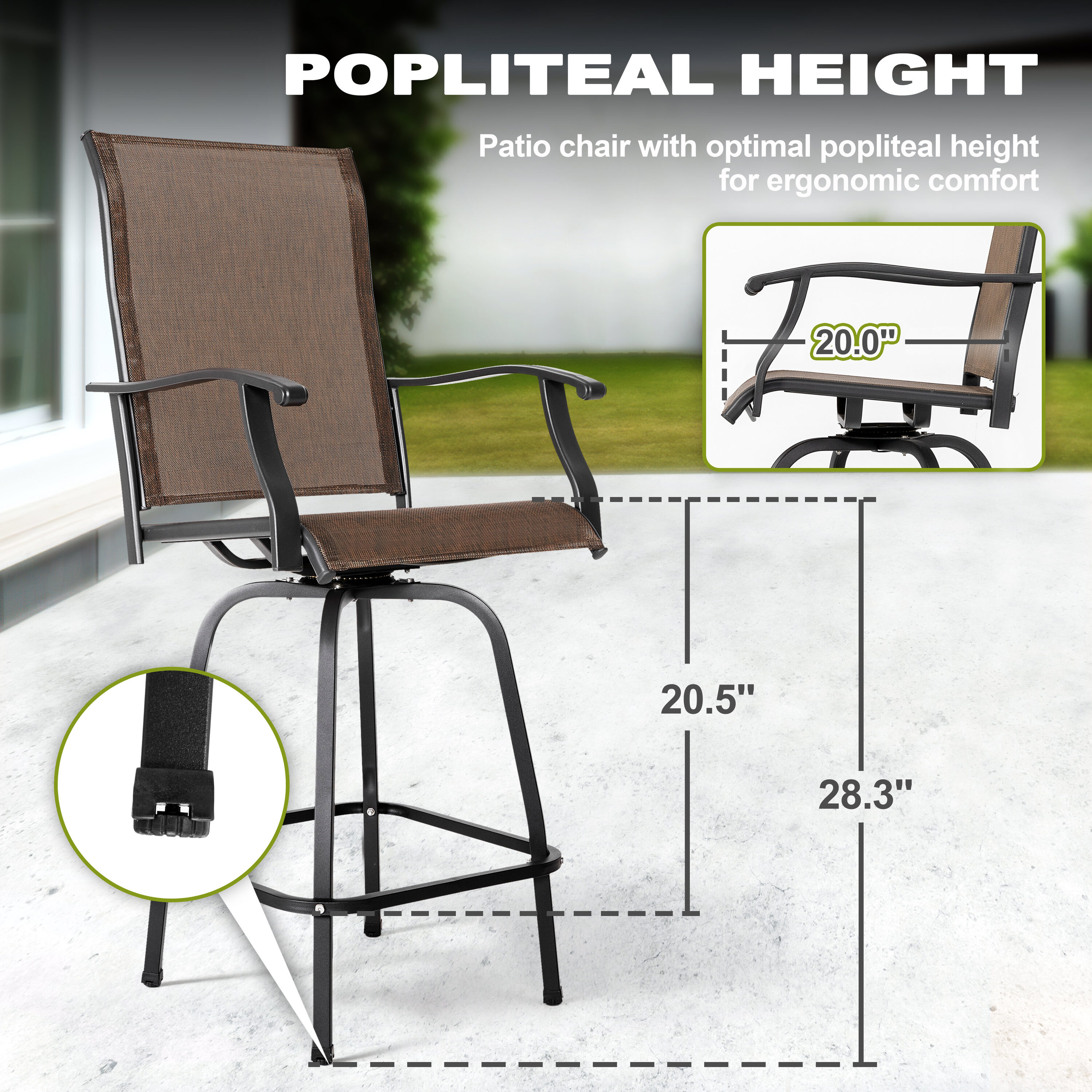Nuu Garden DB137J-BK Patio-Chairs - View #6