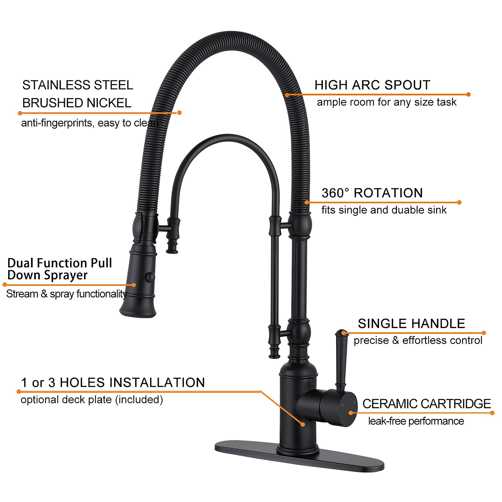 WOWOW KB122009B-L Kitchen-Faucets - View #4