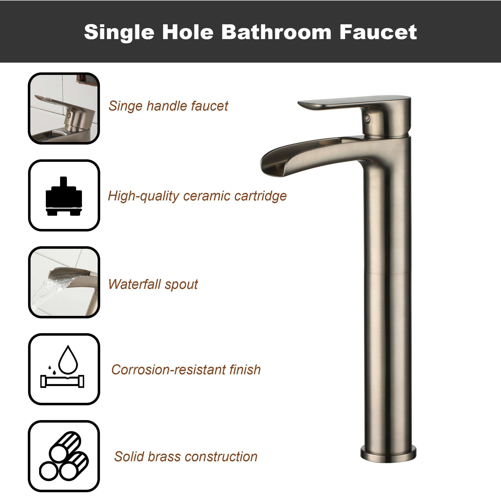 CASAINC YT-72BN-H Lavatory-Faucets - View #5