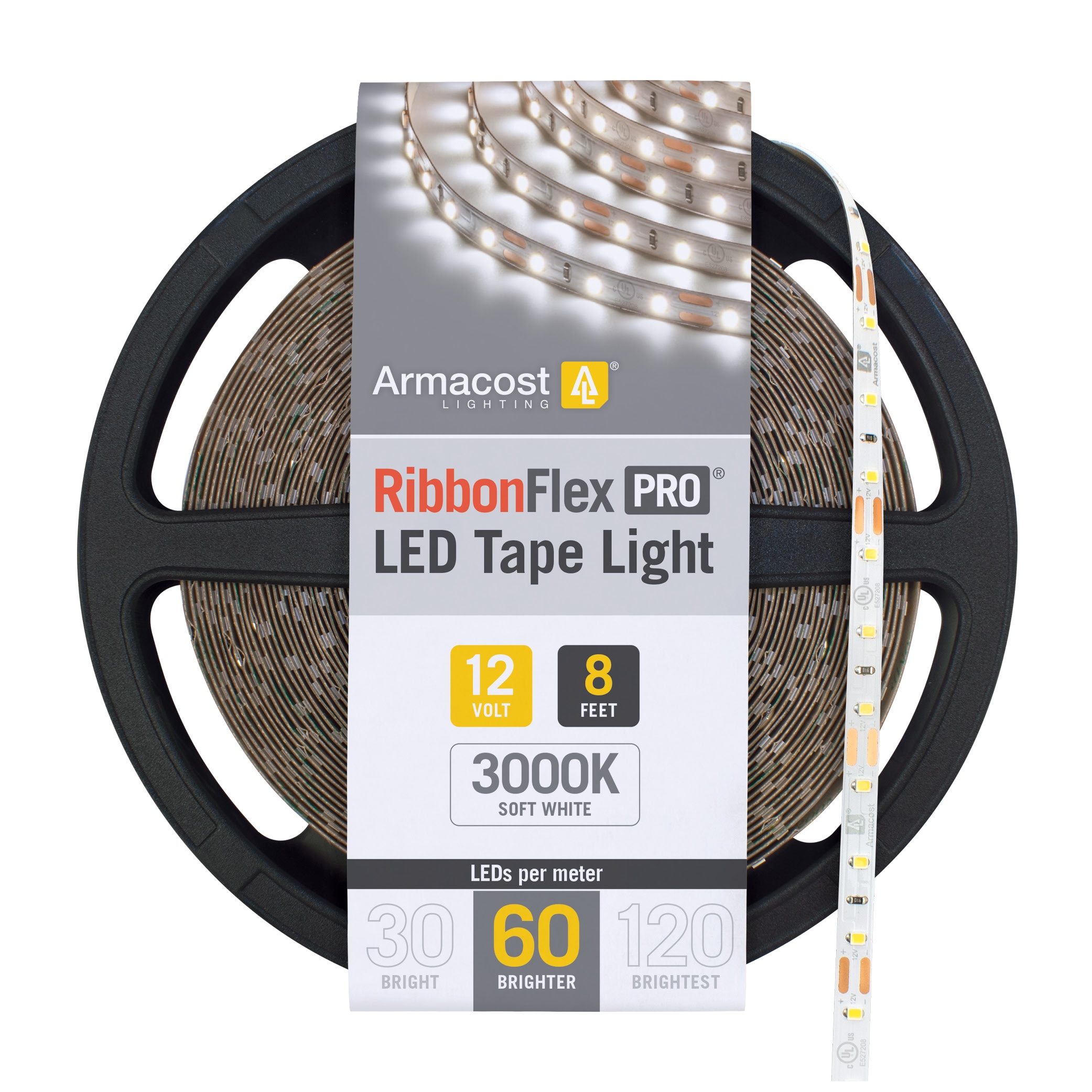 Armacost Lighting 142210 8.2-ft LED Soft White Tape Light