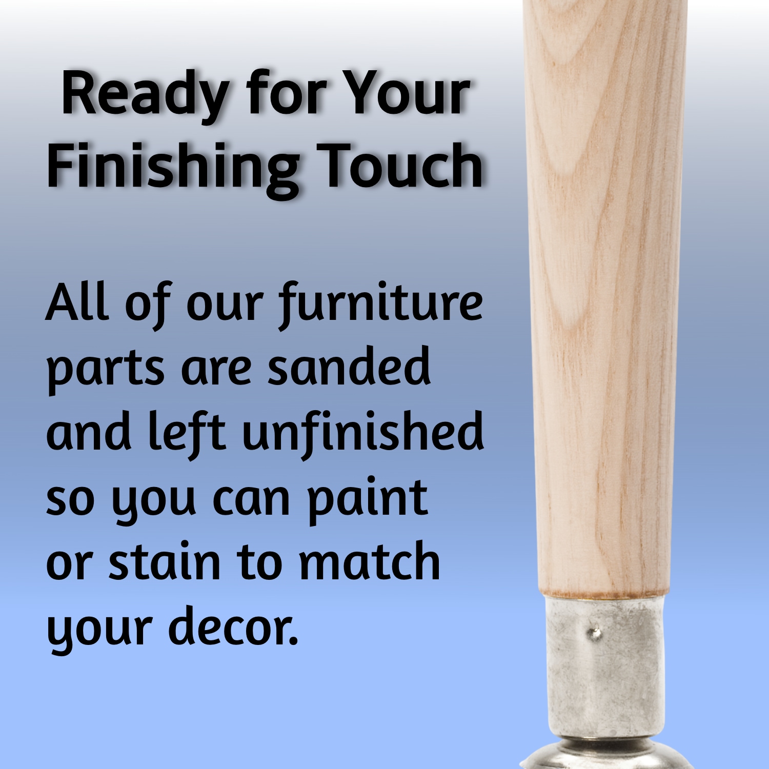 Waddell 2504 Wood-Table-Legs - View #8