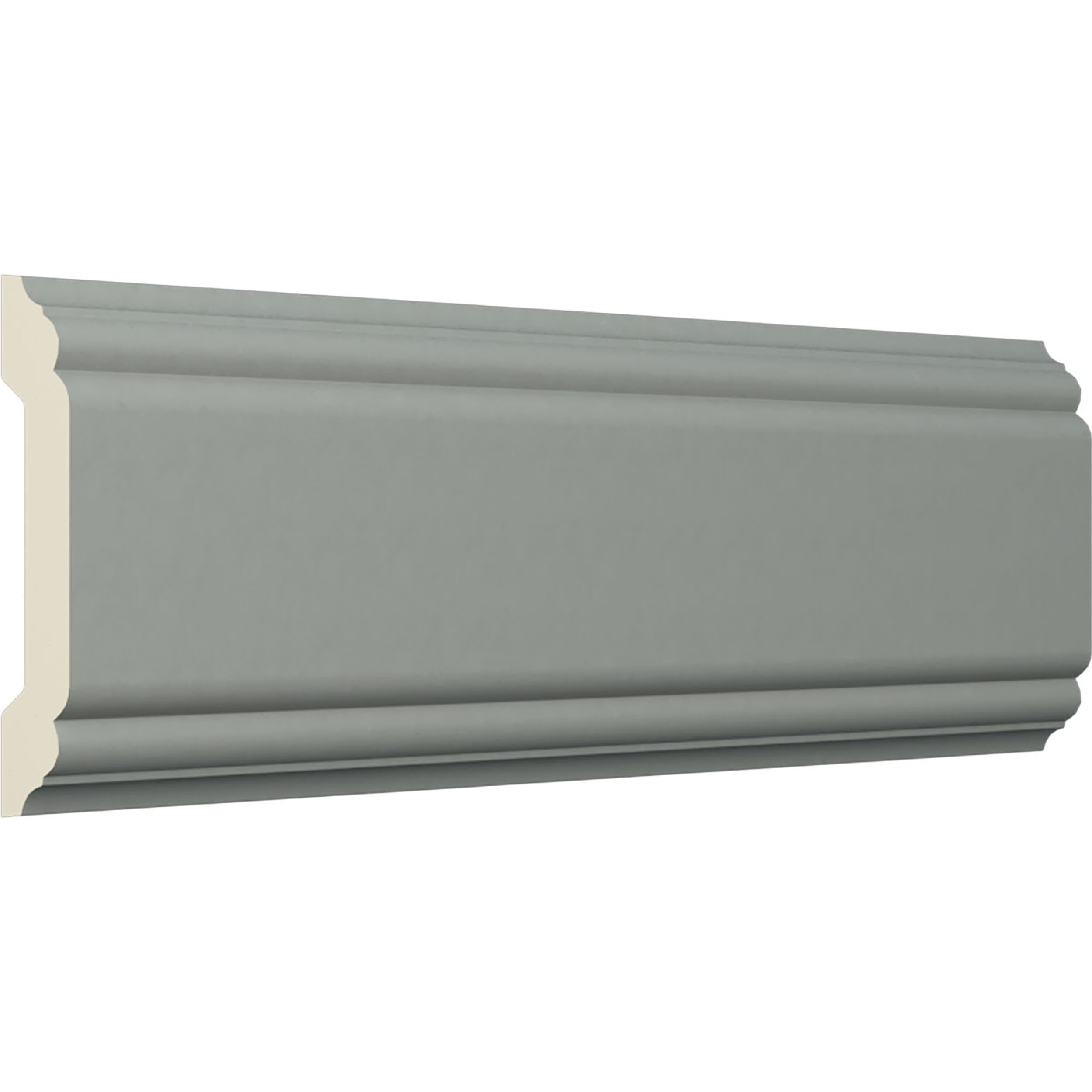 Classic Gray Urethane Crown Panel Moulding 94.5"