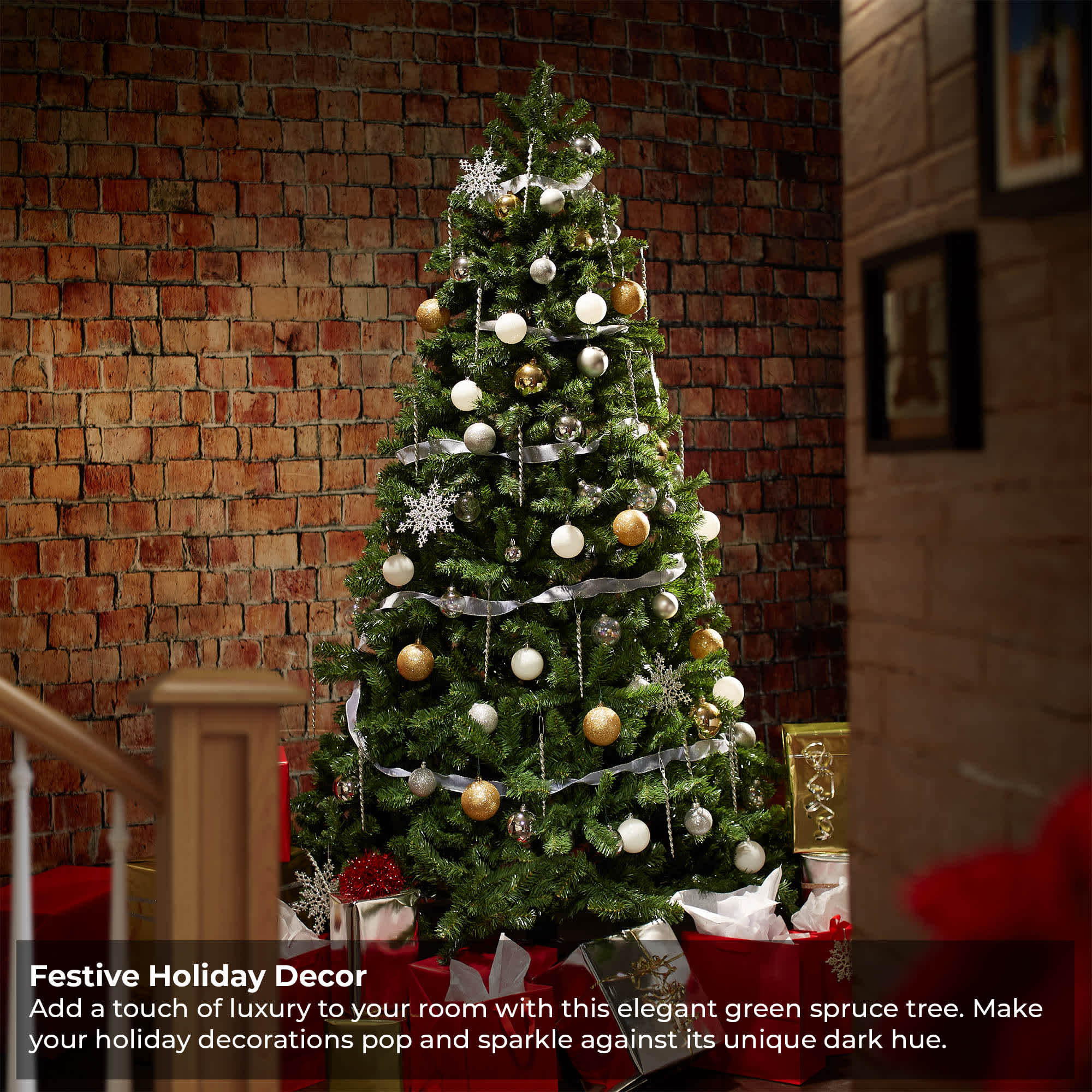 Casafield SZN-TR-116 Artificial-Christmas-Trees - View #2