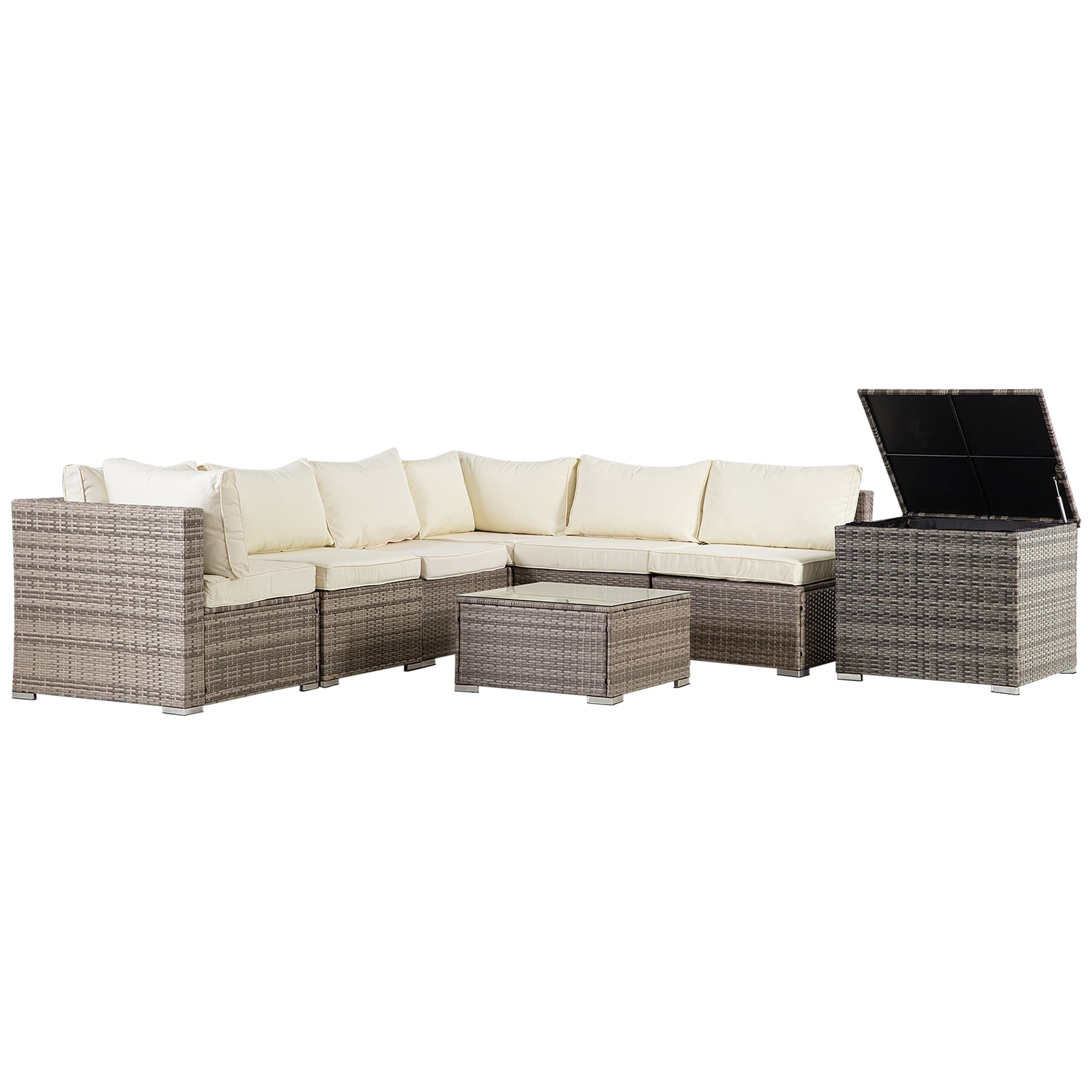 Unity UF-ZJ07GYGY Patio-Conversation-Sets - View #4