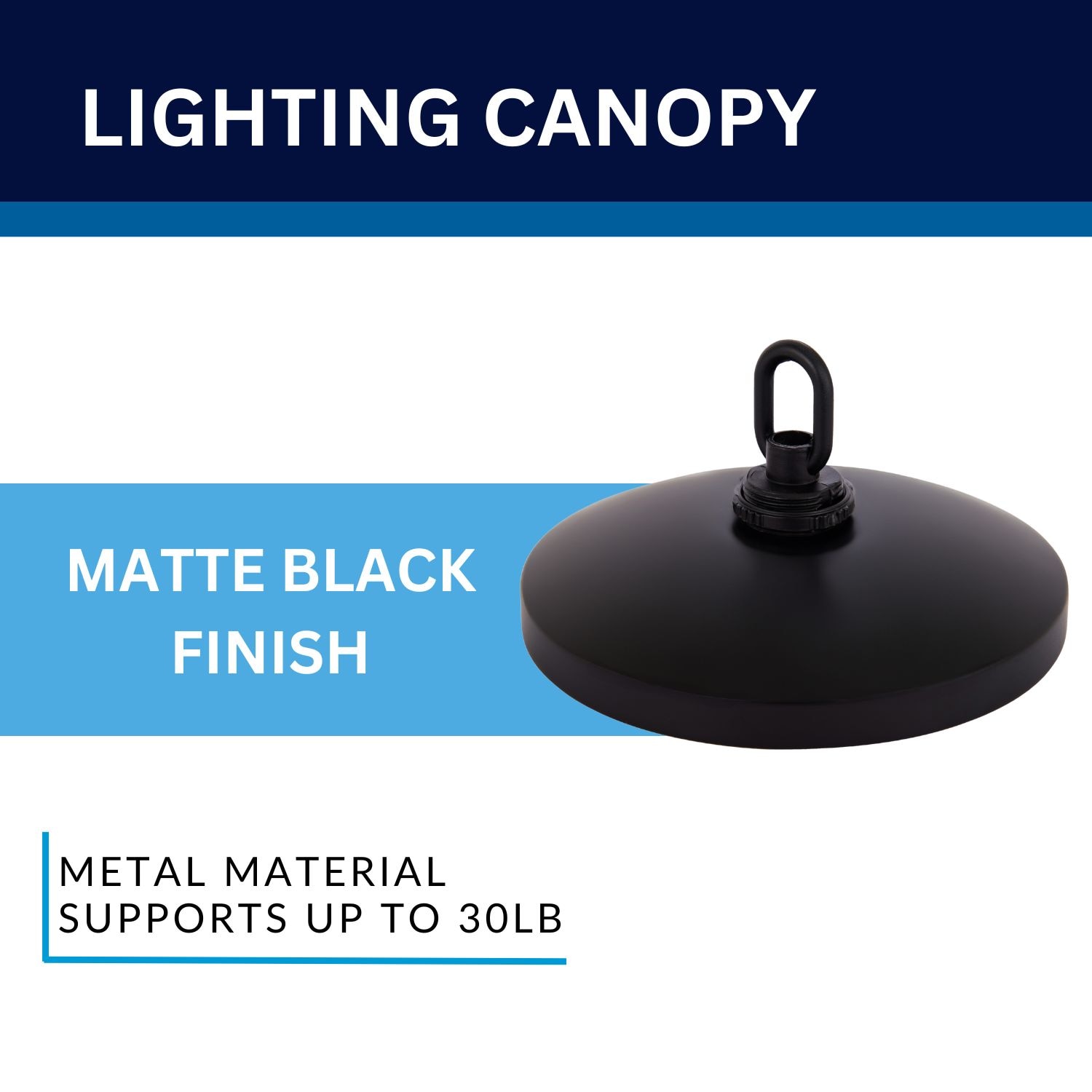Project Source LPC4MBK Ceiling-Light-Mounts - View #4