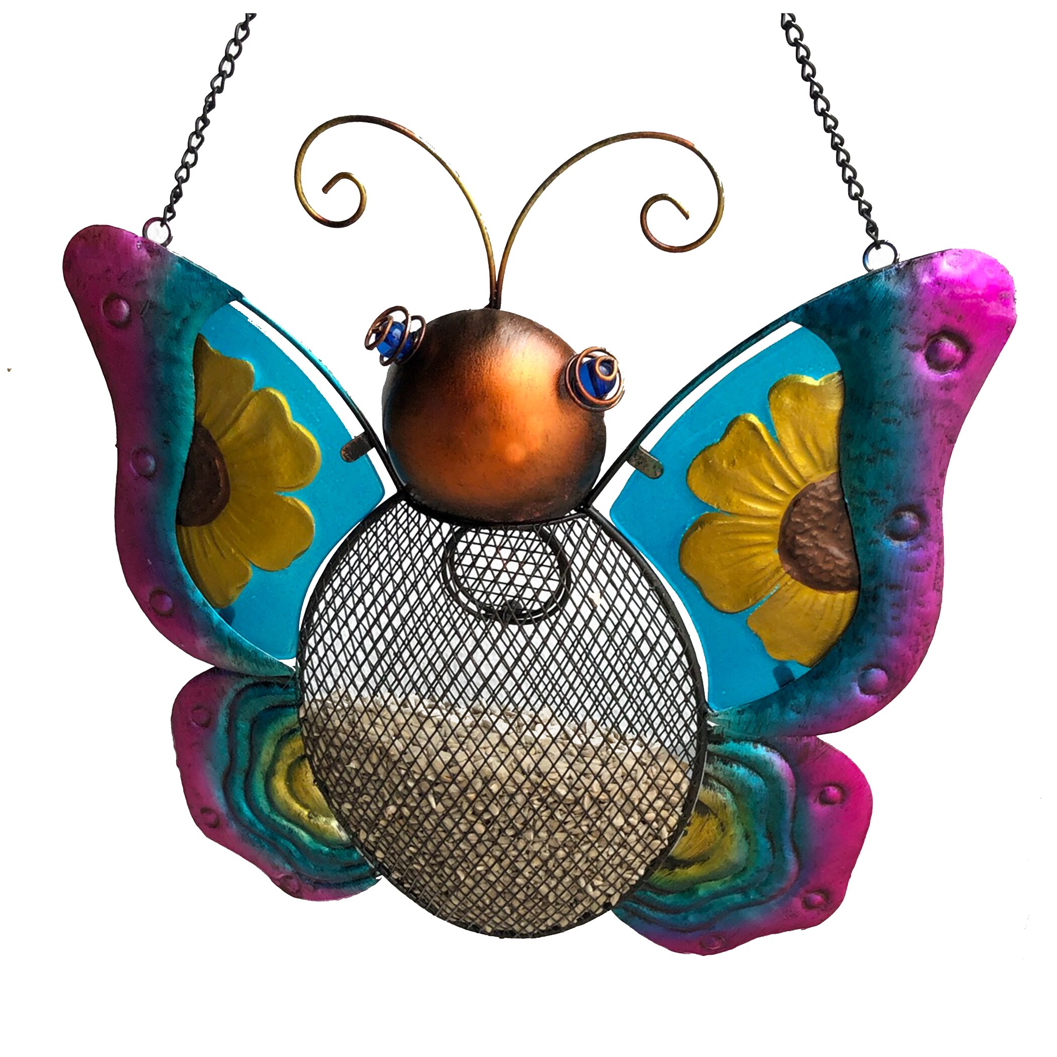 Backyard Expressions 911220 Mesh Hanging Seed/Suet Bird feeder -