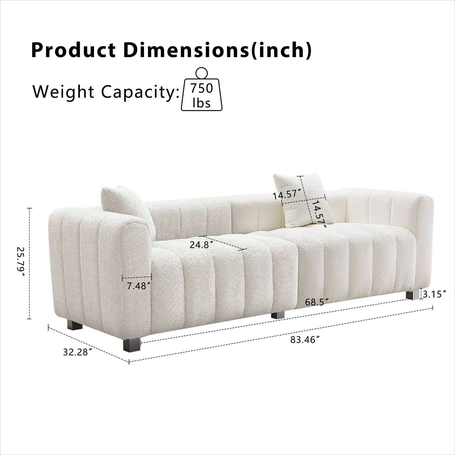 Watnature 1JG9KYESZ5IZ Sofas-Loveseats - View #5