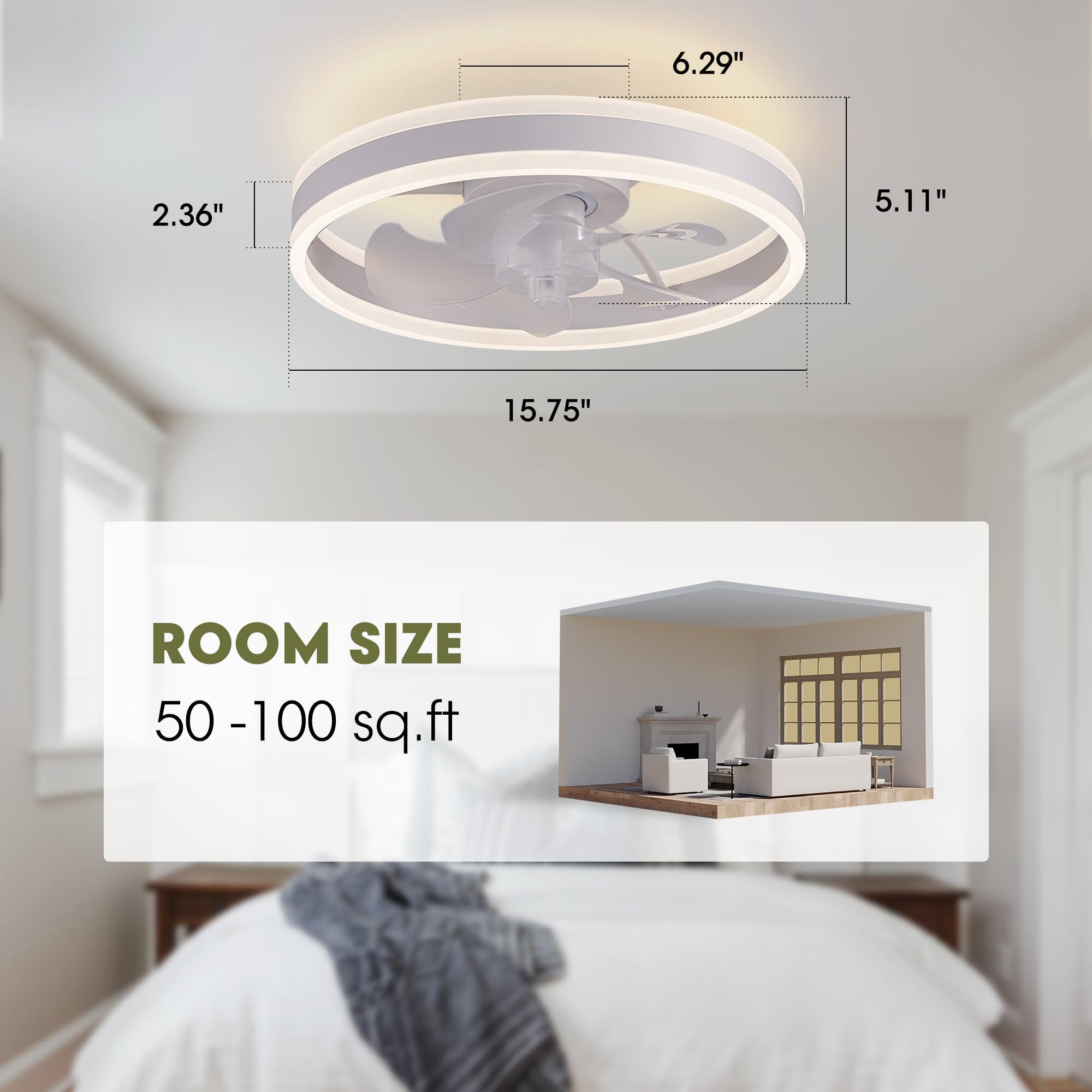 SILJOY 88623-02-MINI Ceiling-Fans - View #2