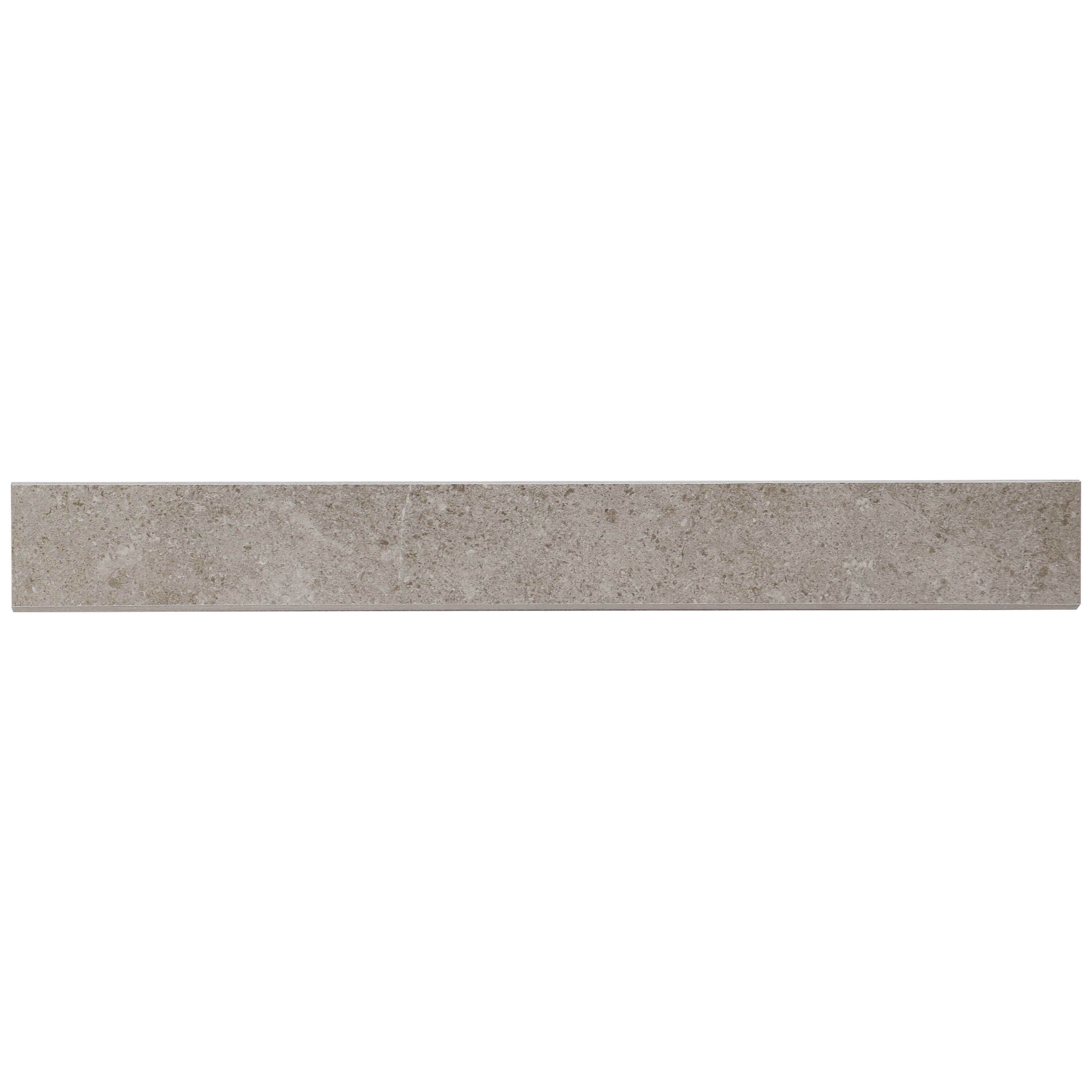 Artmore Tile EXT3RD108148 New Terrain Tortora 3-in x 24-in Matte Porcelain Bullnose Tile ( 0.45-sq ft / Piece )