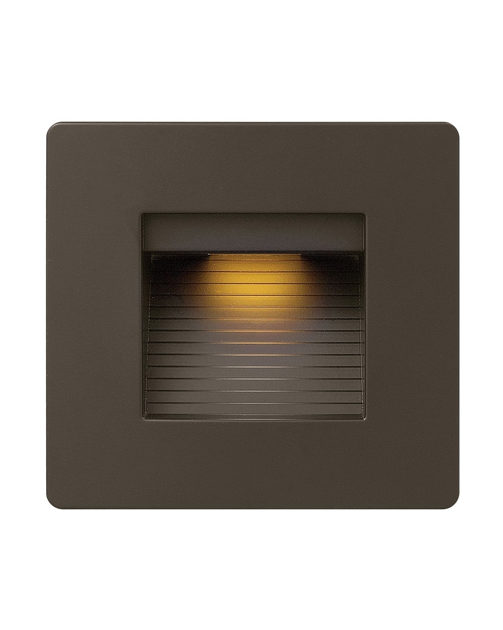 Hinkley 240-Lumen 4-Watt Bronze Low Voltage Hardwired LED Outdoor Step and  Stair light (3000 K) in the Deck Lights department at
