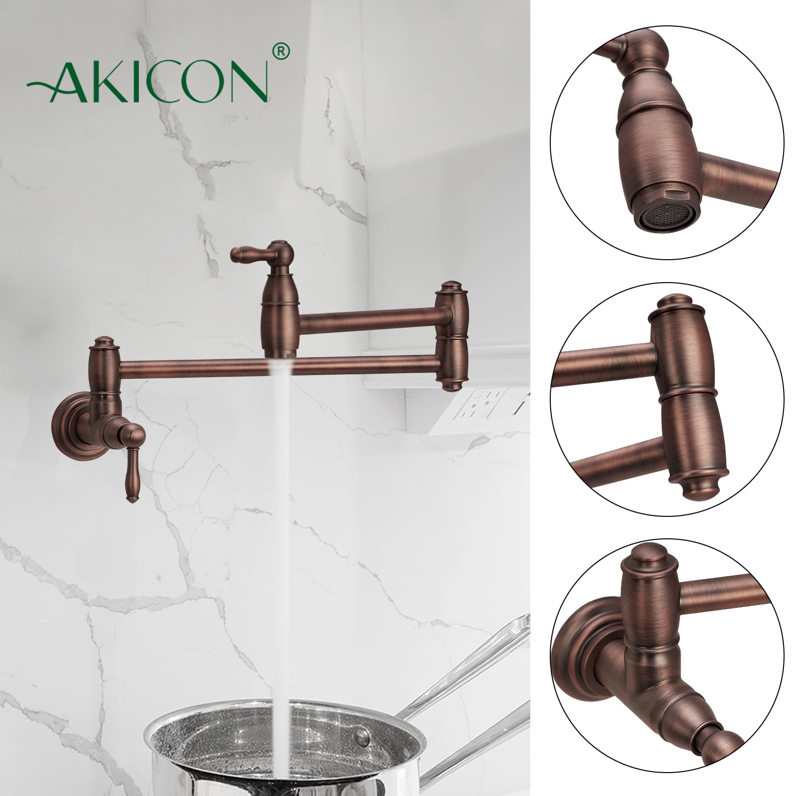 Akicon AK288-AB Kitchen-Faucets - View #3