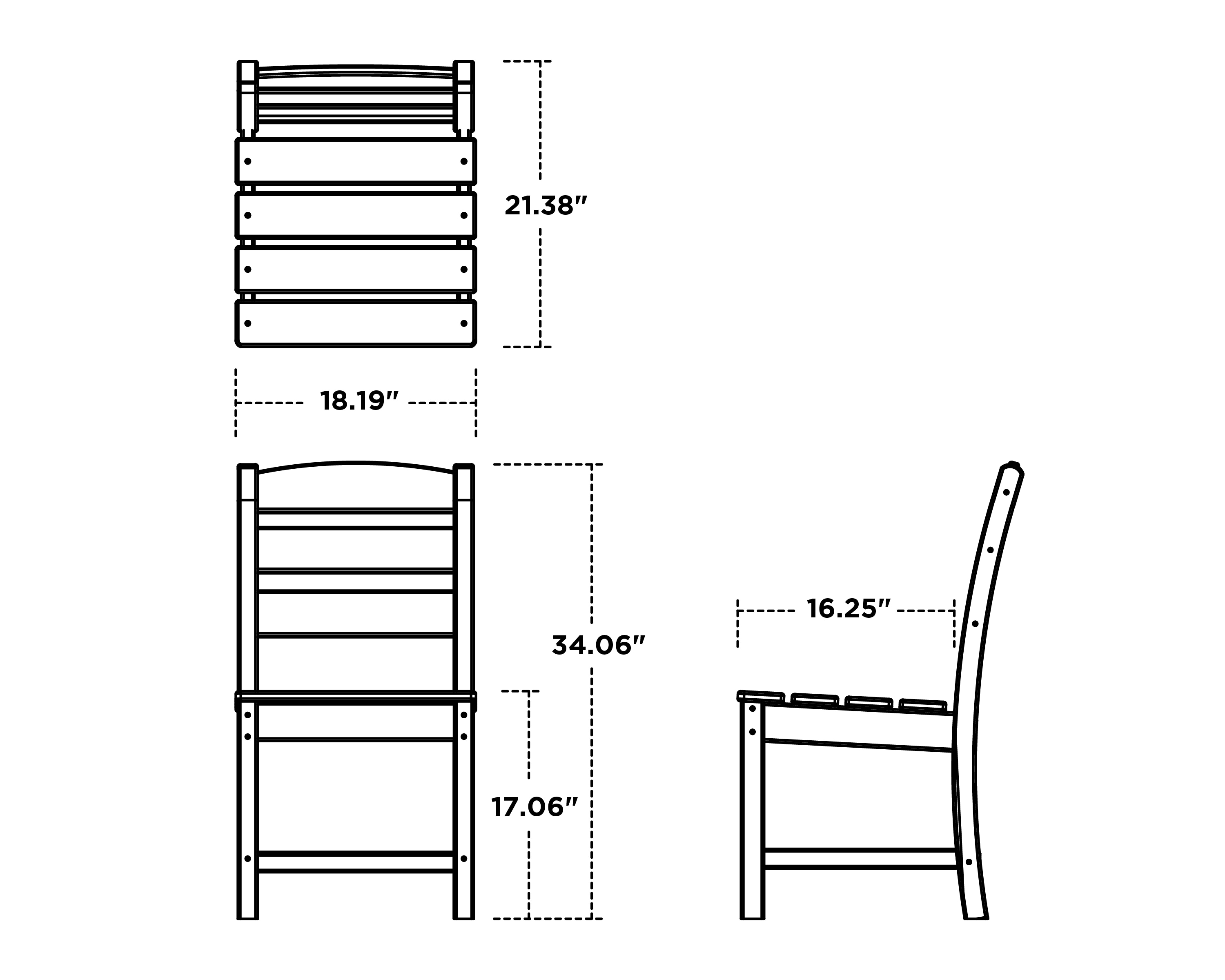 allen + roth by POLYWOOD ARTLD100GY Patio-Chairs - View #9