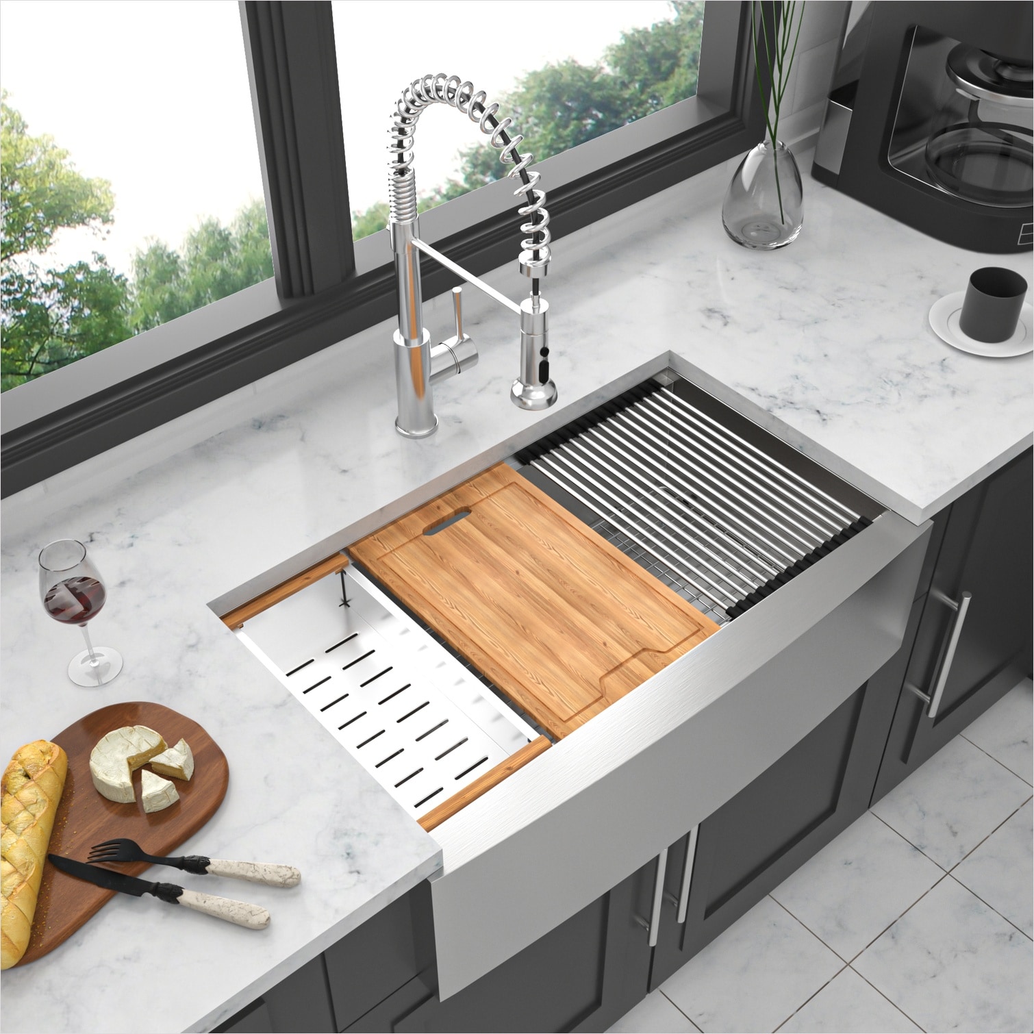 Naturefalls BQORVECVGP1D Kitchen-Sinks - View #2
