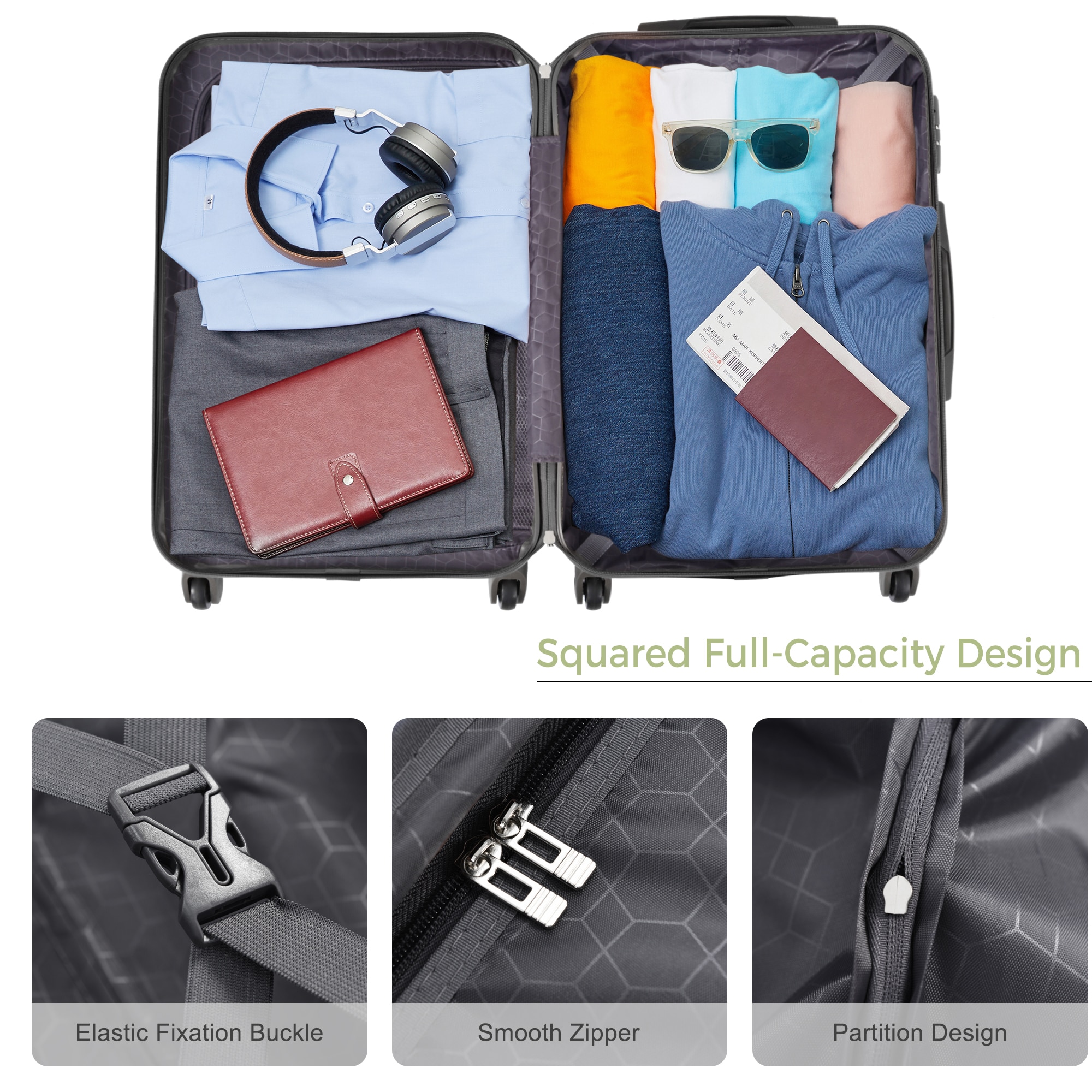 SINOFURN SYD9600012DB Luggage-And-Luggage-Sets - View #5