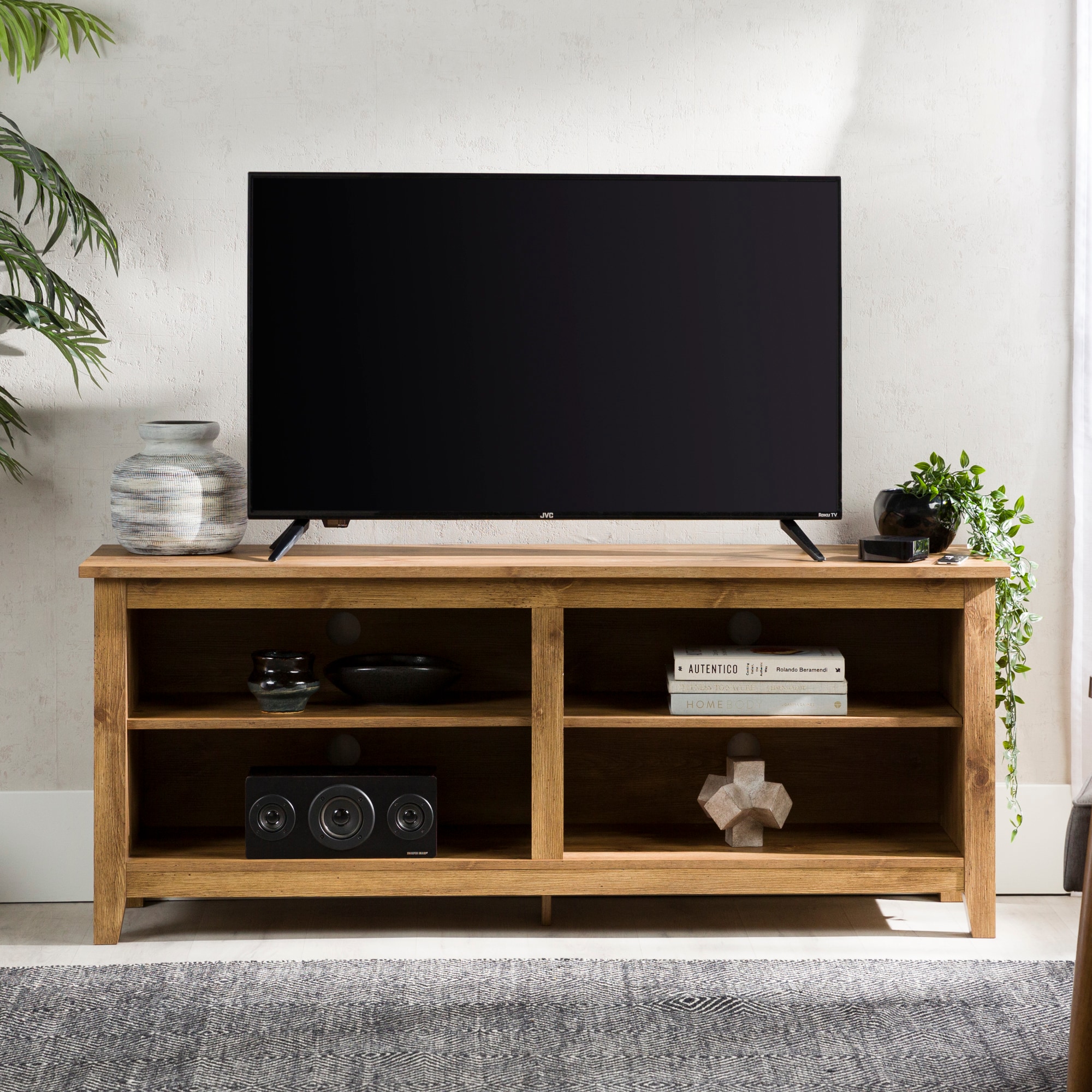 Walker Edison LW58CSPBW Tv-Stands - View #2