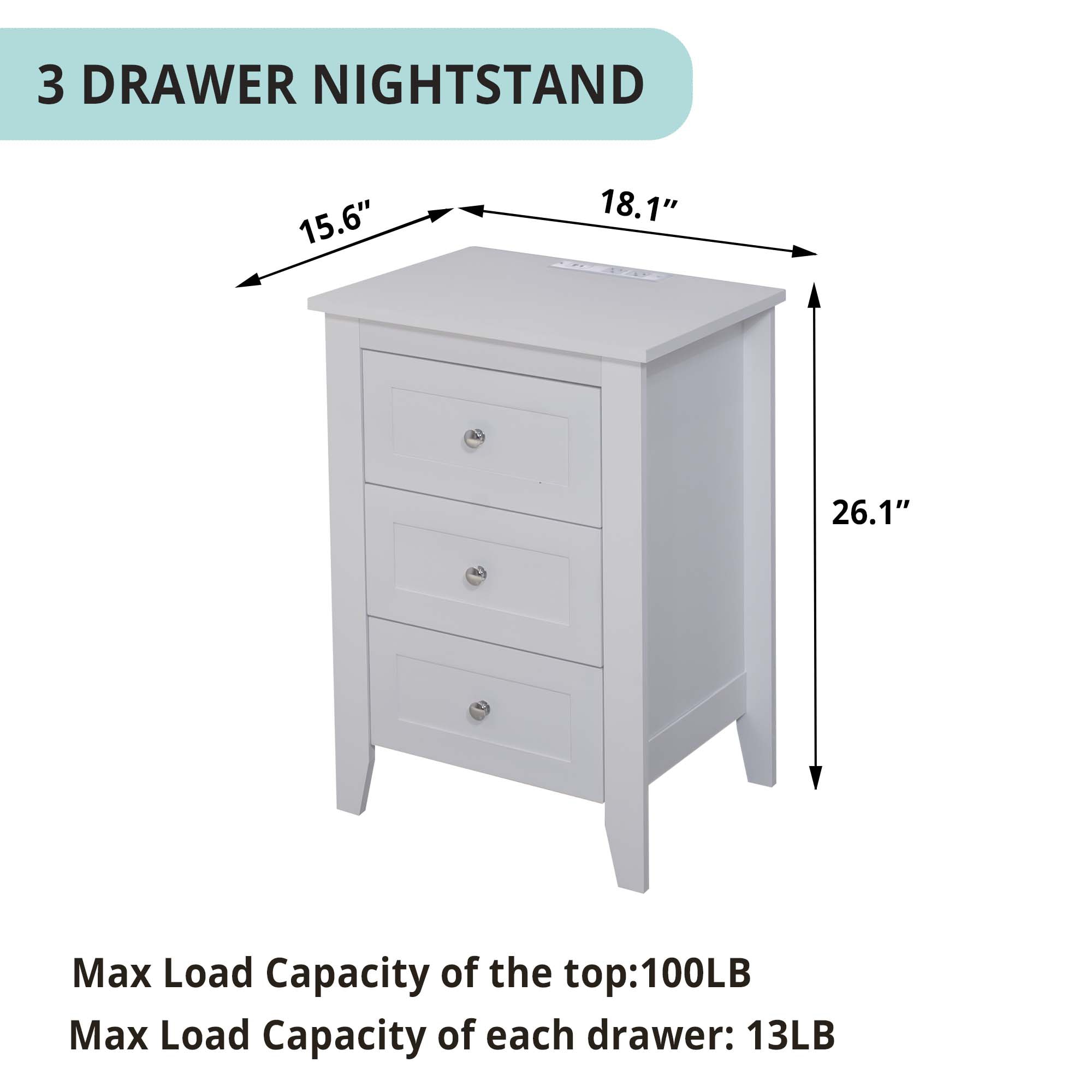 Sunrinx MG67-21-DSG nightstands - View #7