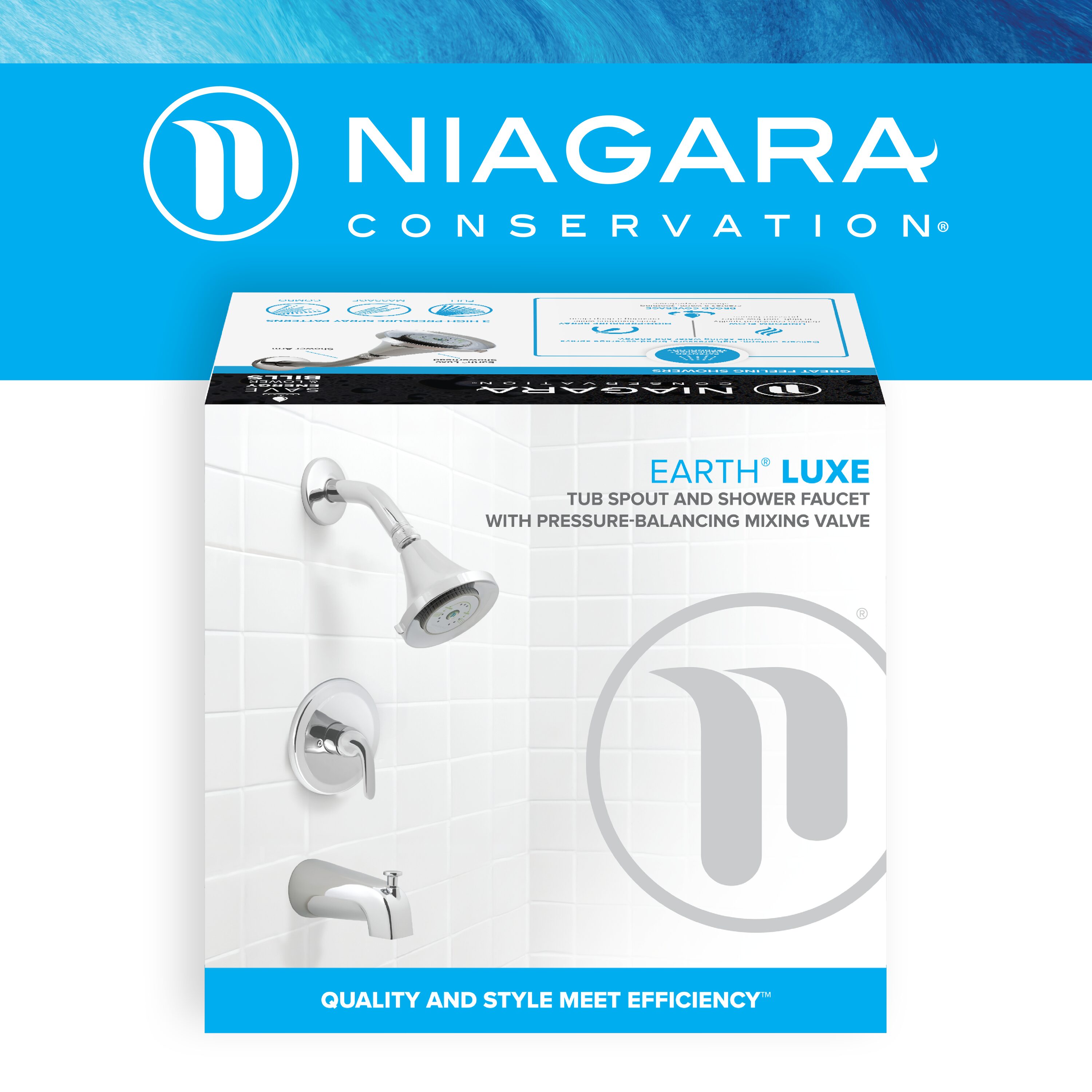 Niagara Conservation N-SLPB-TS15-CH-US Tub-Shower-Faucets - View #2