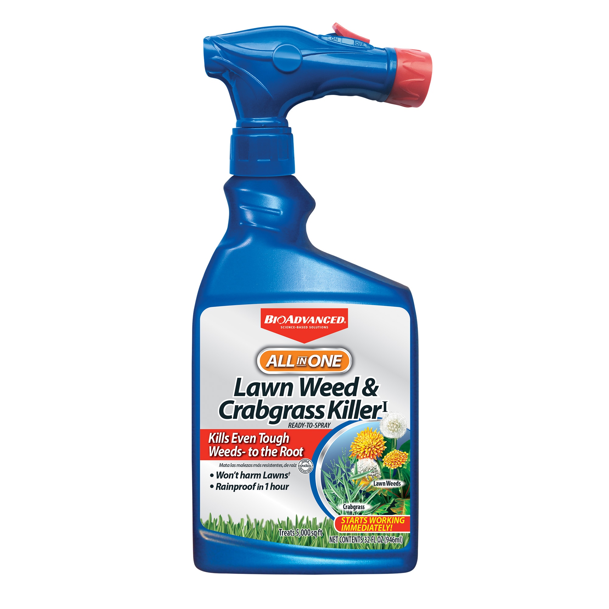 Lawn All-In-One Lawn Weed & Crabgrass Killer Weed Killers & Preventers ...