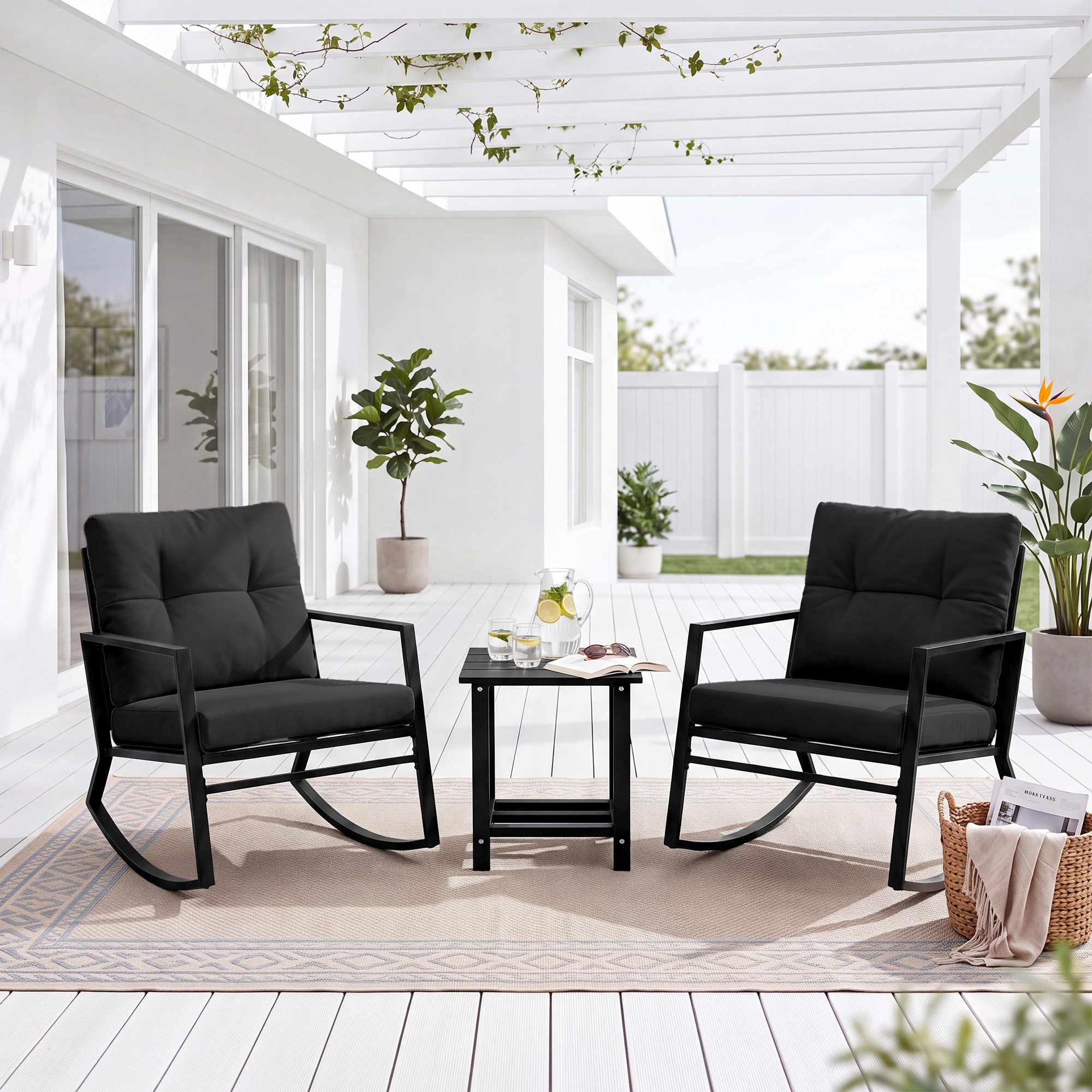 Grearden ZHNF142-BK Patio-Conversation-Sets - View #4