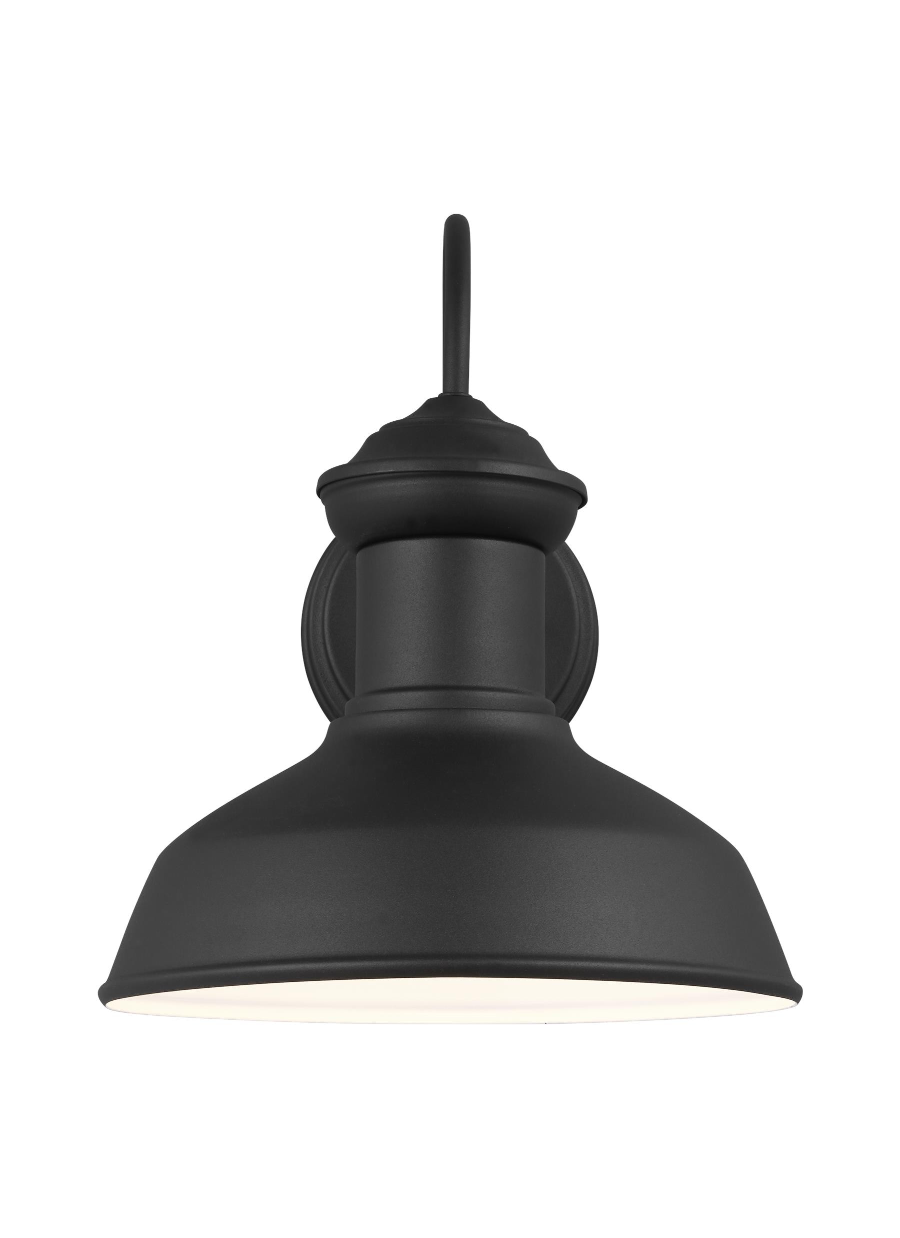 Generation Lighting 8547701EN3-12 Fredricksburg 1 -Light 11.94-in H Black Hardwired Dark Sky Outdoor Wall Light