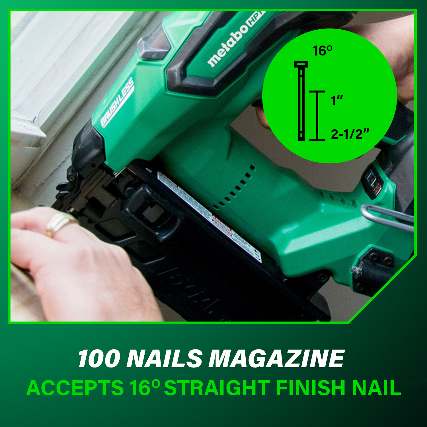 Metabo HPT NT1865DMSTM Finish-Nailers - View #8