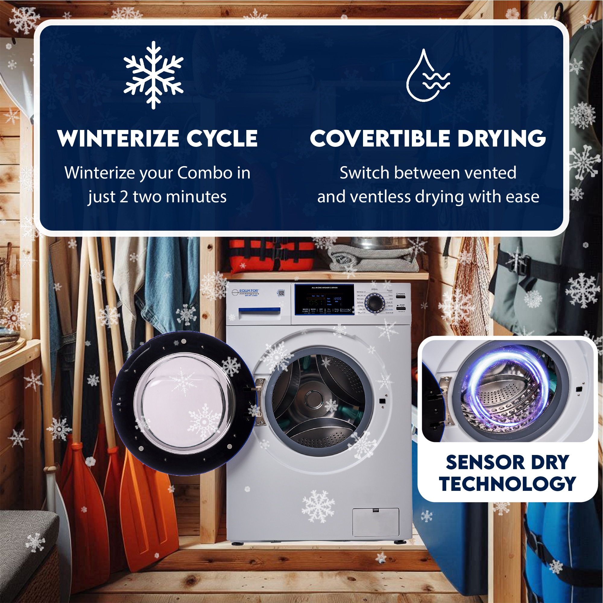 Equator Advanced Appliances EZ 4650 CV MARINE Combination-Washers-Dryers - View #20