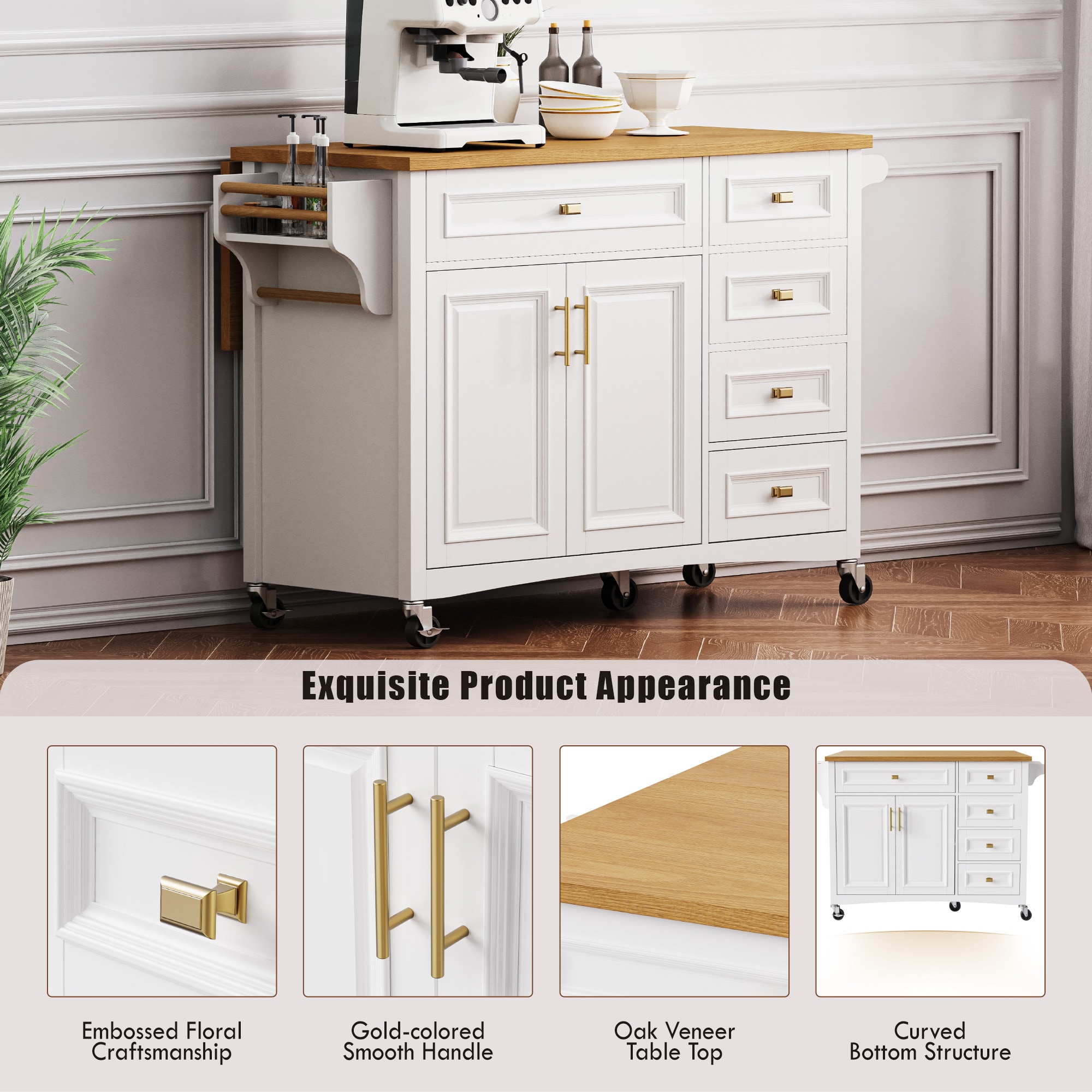 Kahomvis O4-QP707-42 Kitchen-Furniture - View #5