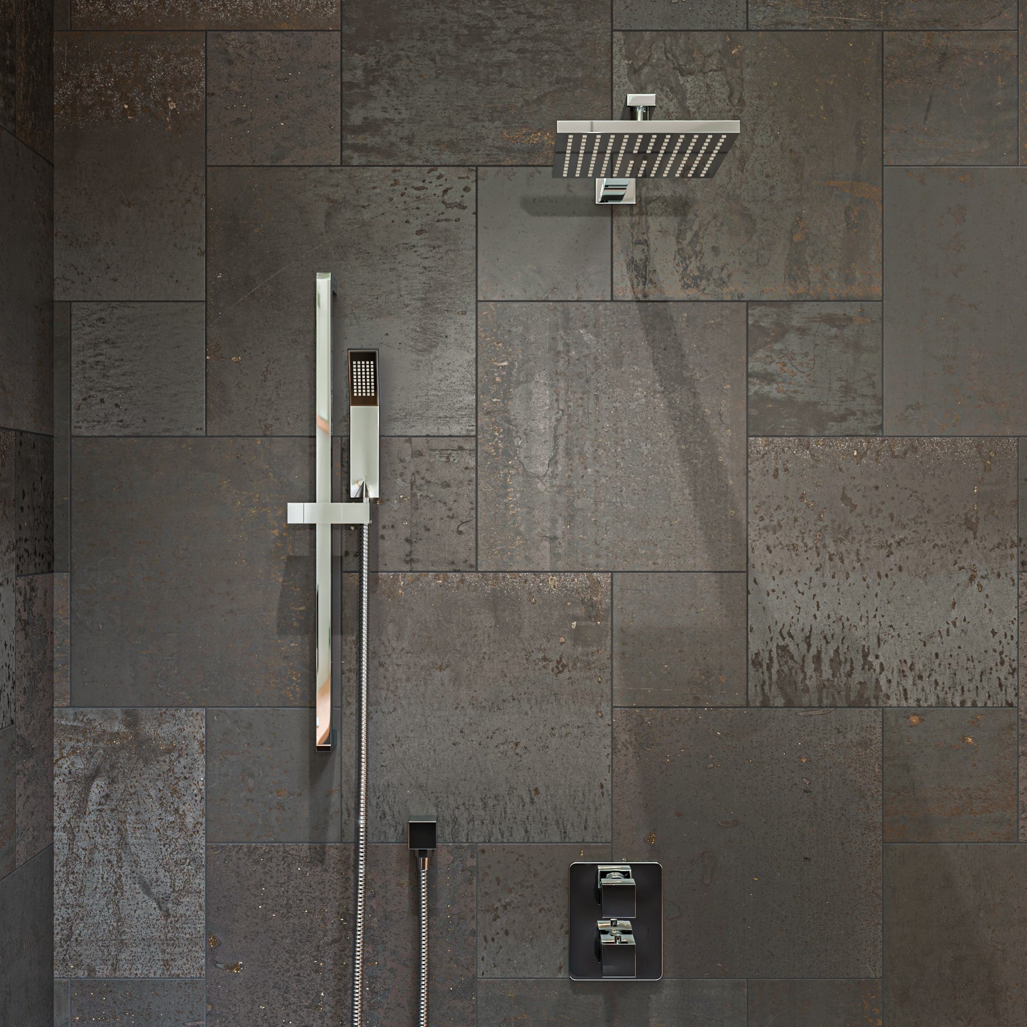 ALFI AB2830-PC Showerhead-Bar-Panels - View #2