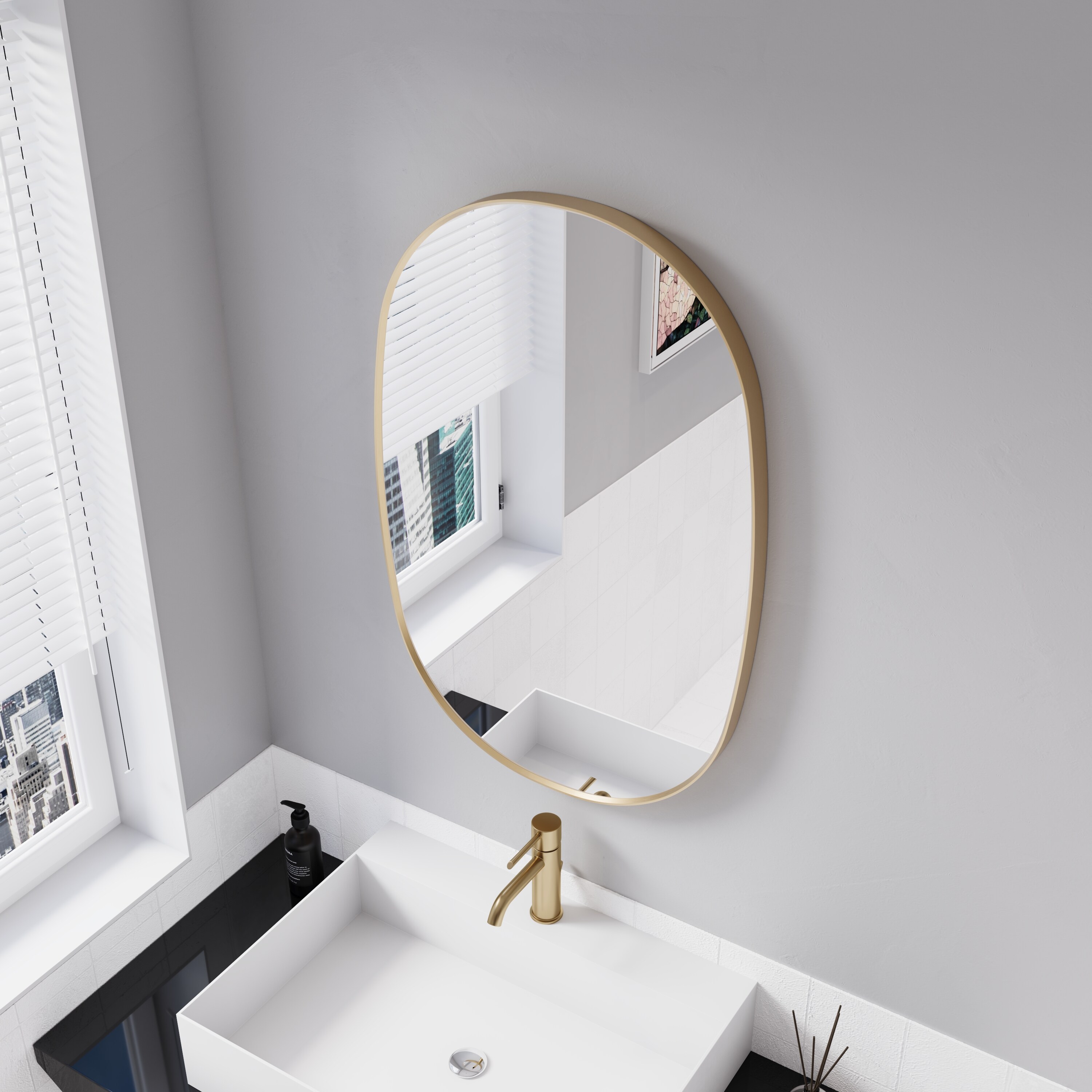 Poinic QZCFM3-2436G Decor-Mirrors - View #3