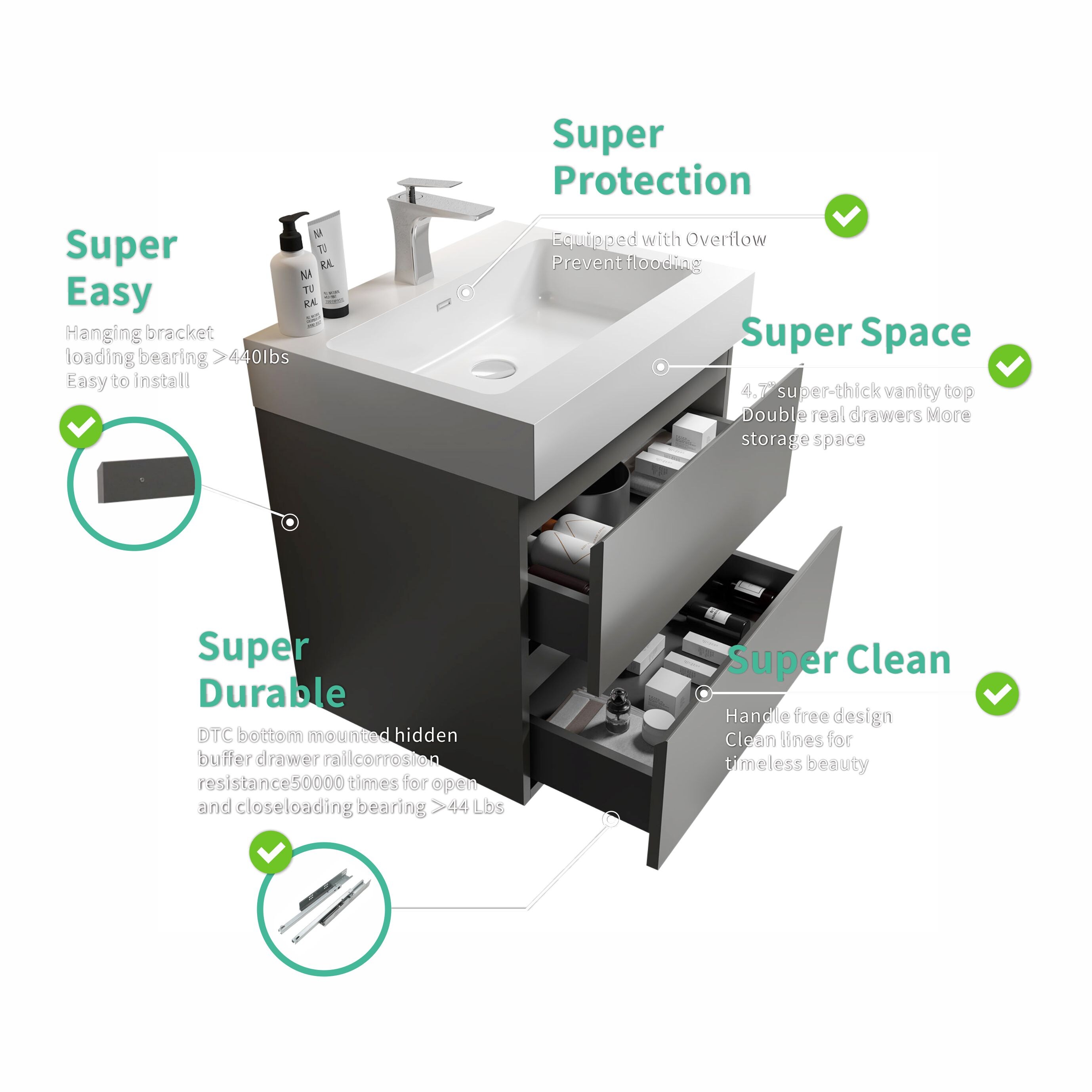 GDFStudio 328591 Bath-Vanity-Combo - View #8