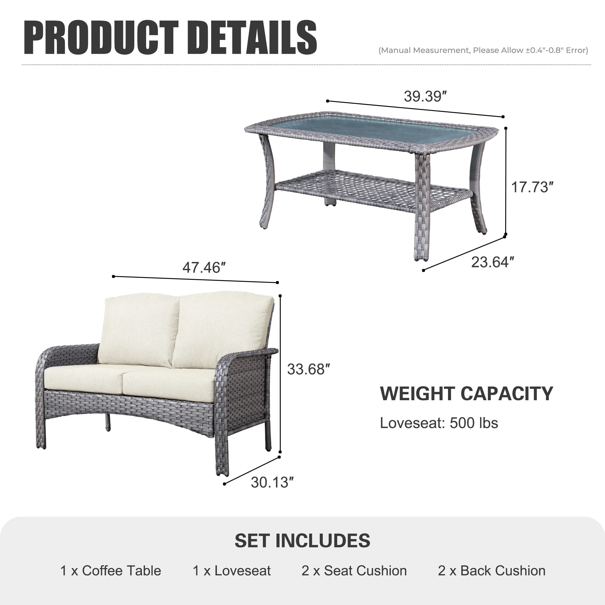 Ovios GNDS600-1 Patio-Sofas-Daybeds - View #8