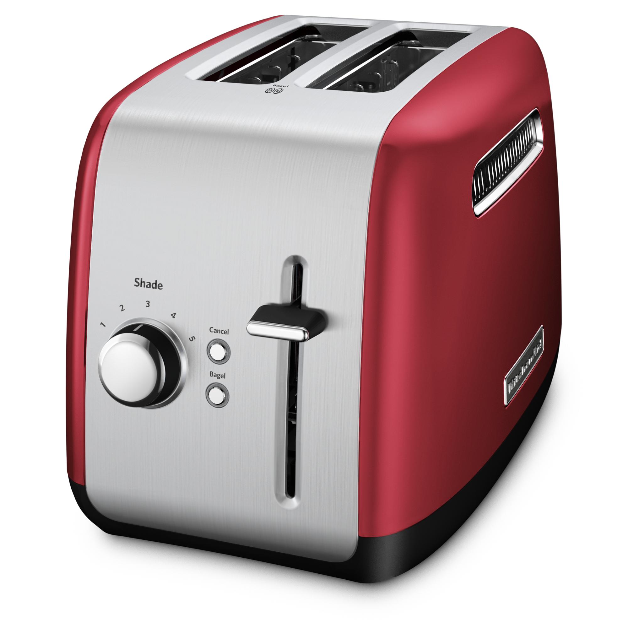 Galanz Retro 2-Slice Toaster with 6 Browning Options, Red, ETL Safety  Listed, Slide-Out Crumb Tray, Dust Cover in the Toasters department at