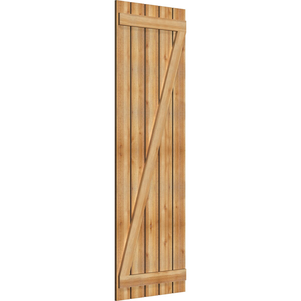Ekena Millwork RBS06Z29X084RWR Exterior-Shutters - View #2