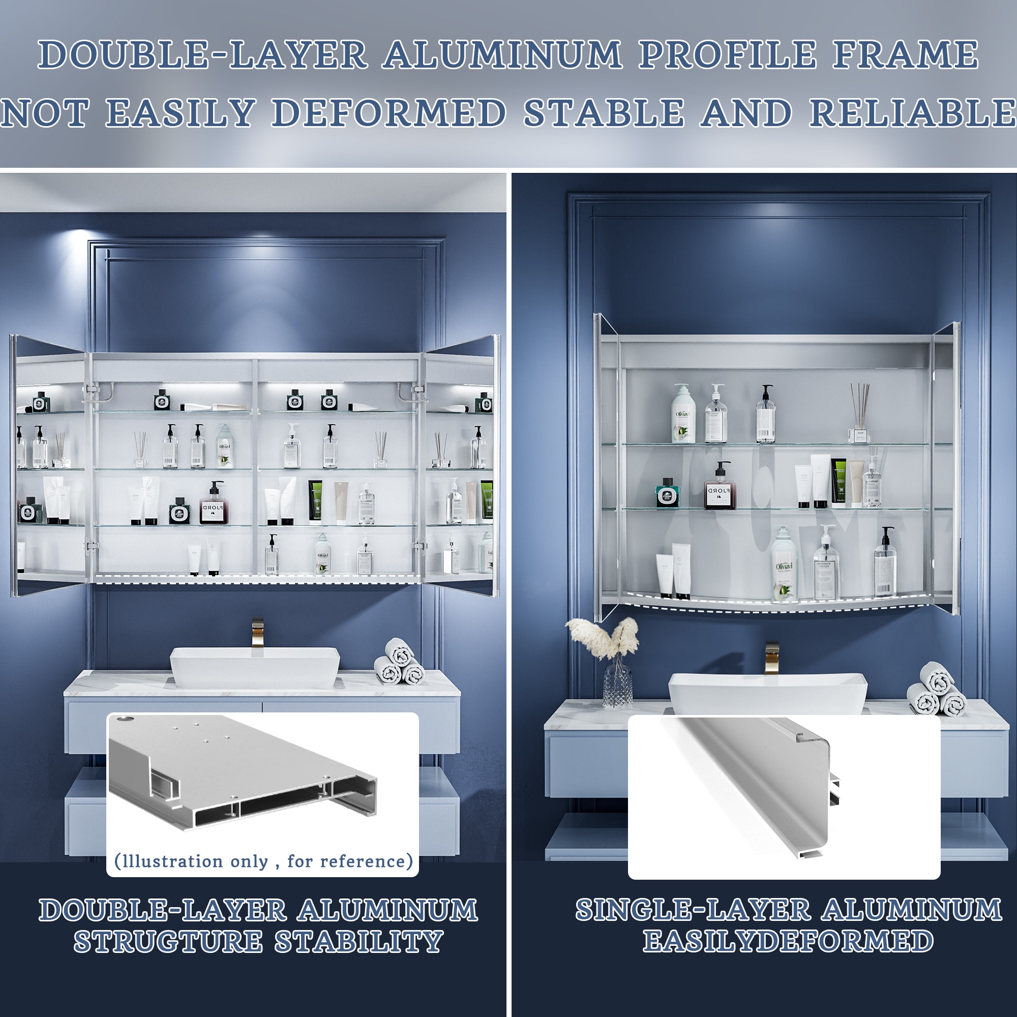 ExBrite 2026V3L1226XD2 Bathroom-Medicine-Cabinets - View #9