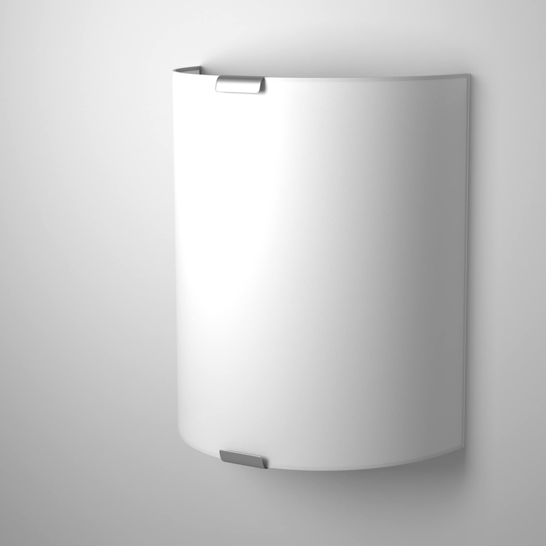 Grafik 8.25" Chrome Satin Glass Dimmable Wall Sconce