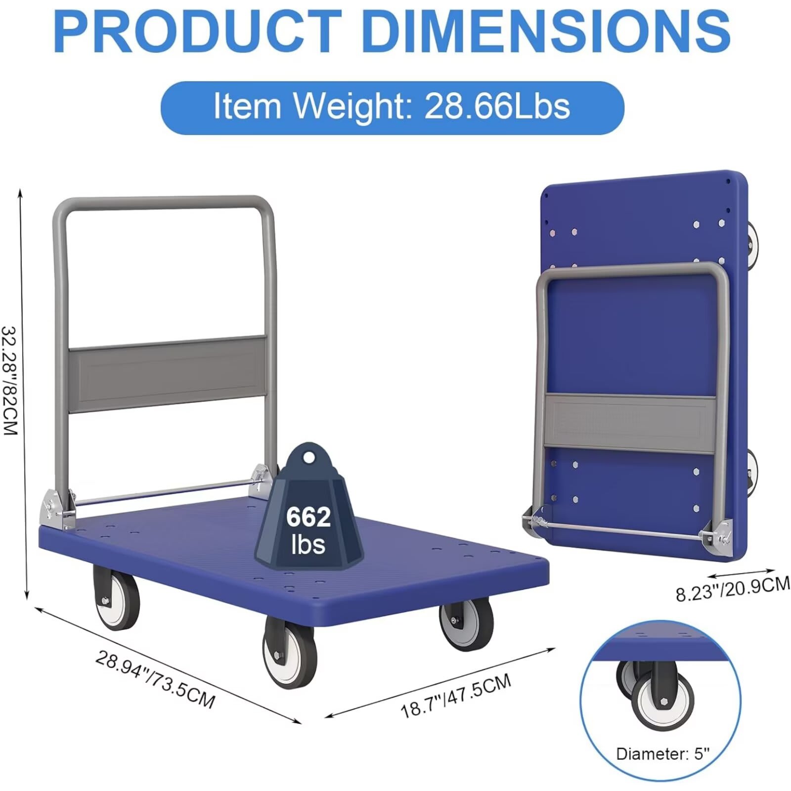 Qeetex JXNAG-PHO-335SW0TJ Utility-Carts - View #3