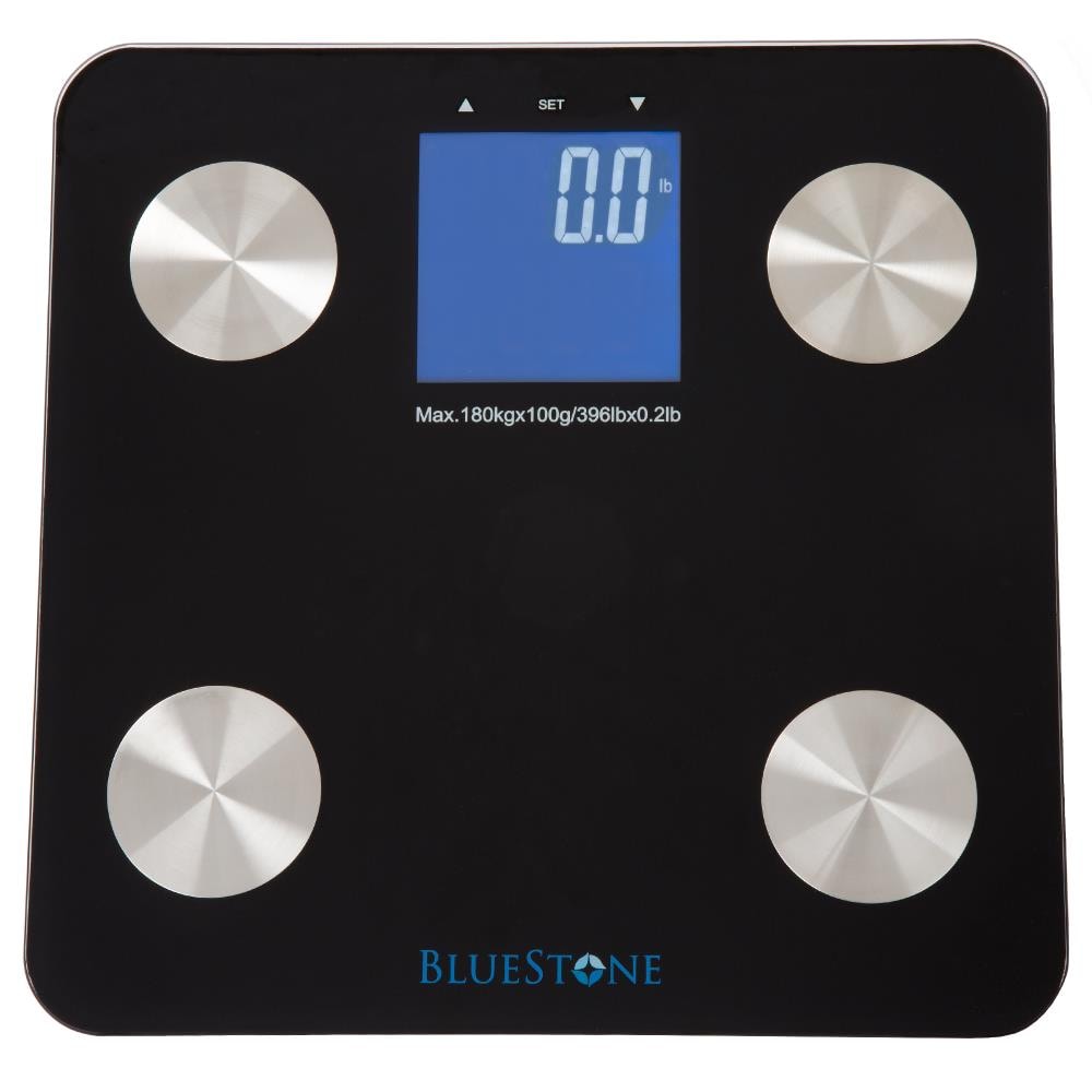 Taylor LCD Body Composition Scale Battery Powered with Weight Tracking,  400lb Capacity 
