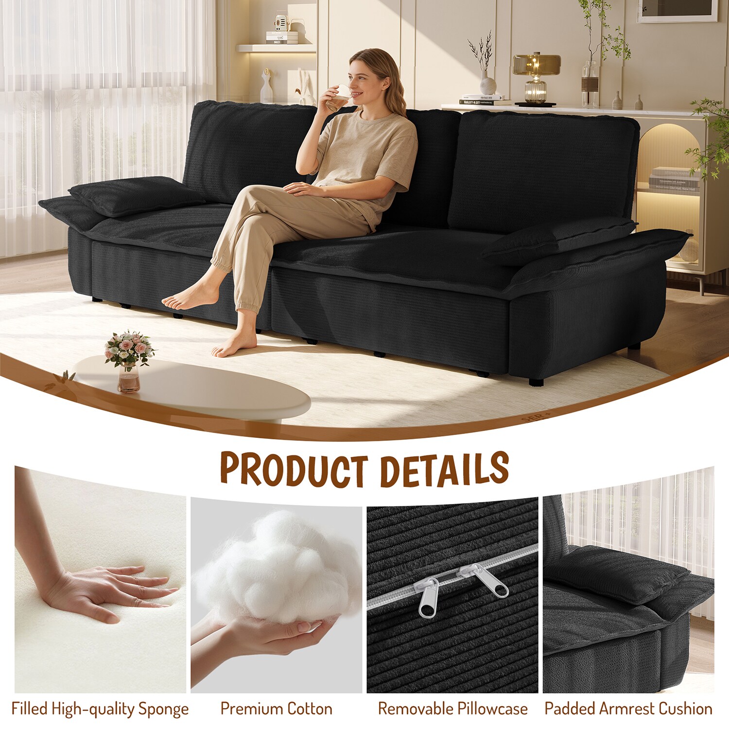 GZMR GZ-GN3215A Sofas-Loveseats - View #5