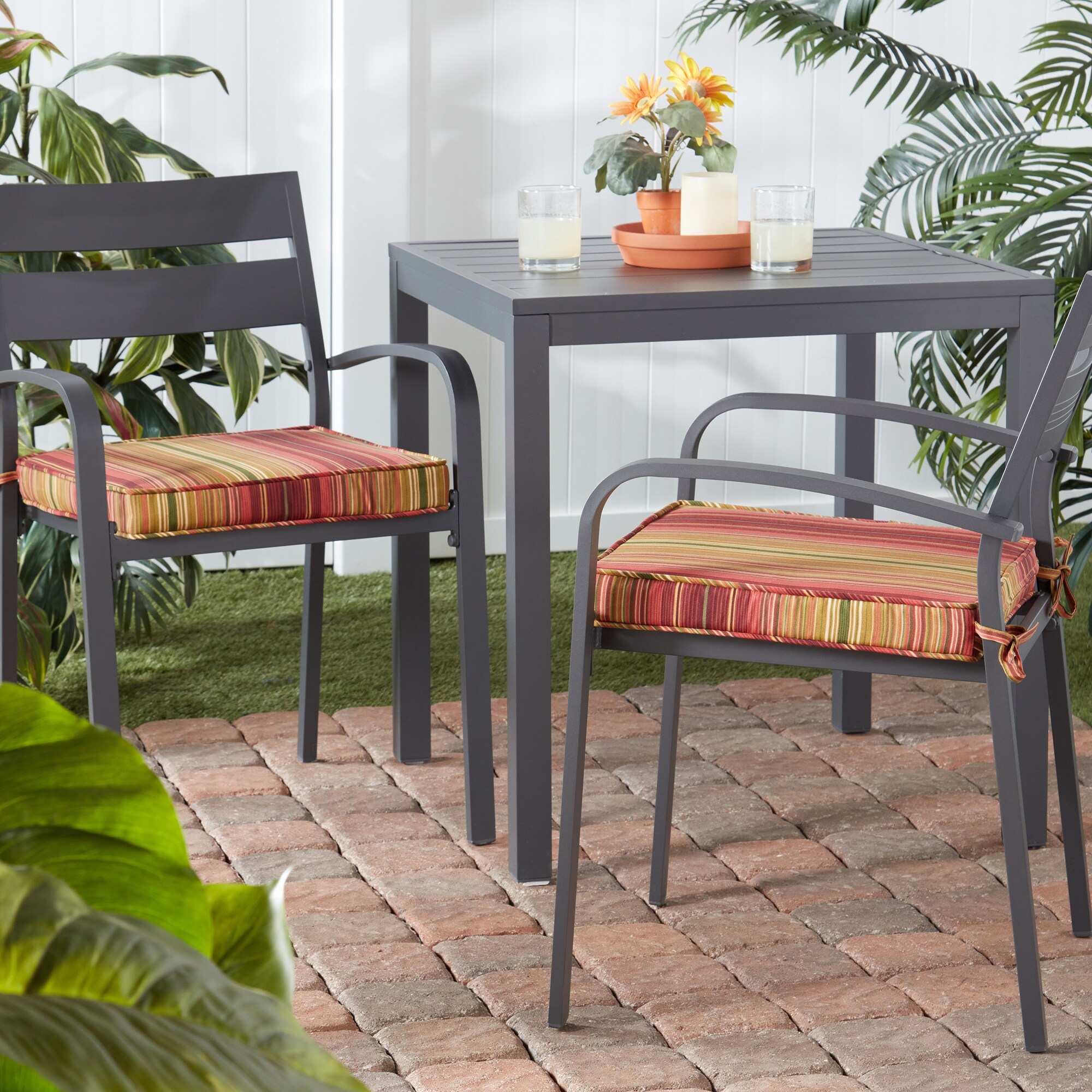 Greendale Home Fashions OP1100S2-KINNABARI Patio-Furniture-Cushions - View #6