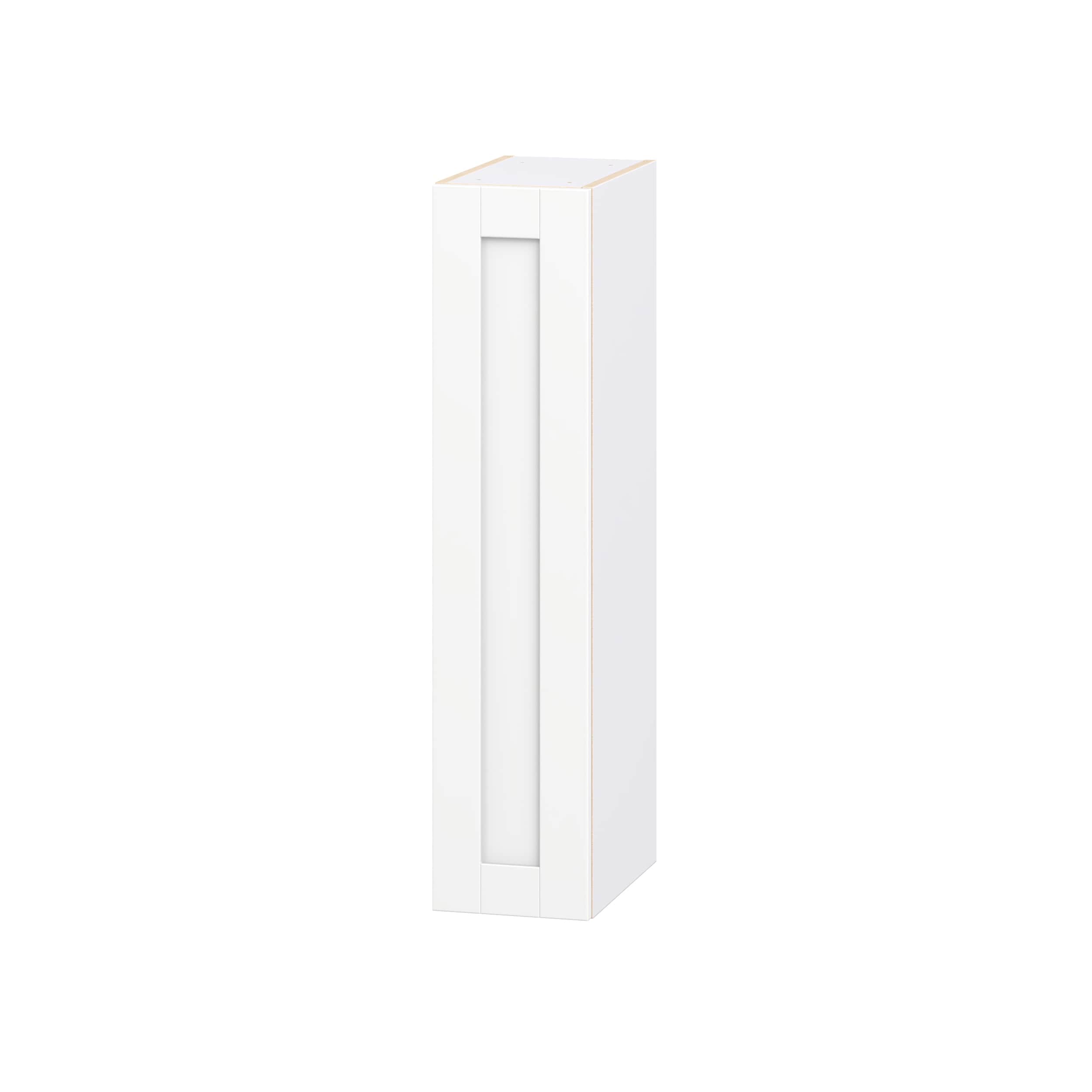 Hugo&Borg DSW940(L/R)-RM Rosemont 9-in W x 40-in H x 14.75-in D Bright White Wall Fully assembled Cabinet Recessed Panel Shaker - Thumbnail