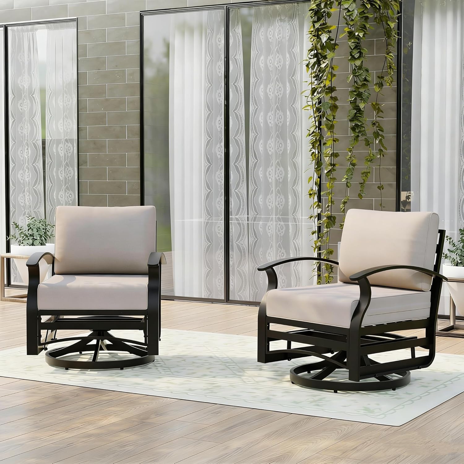 Haxvin HX-ASRNOTABLE-SD Patio-Chairs - View #2