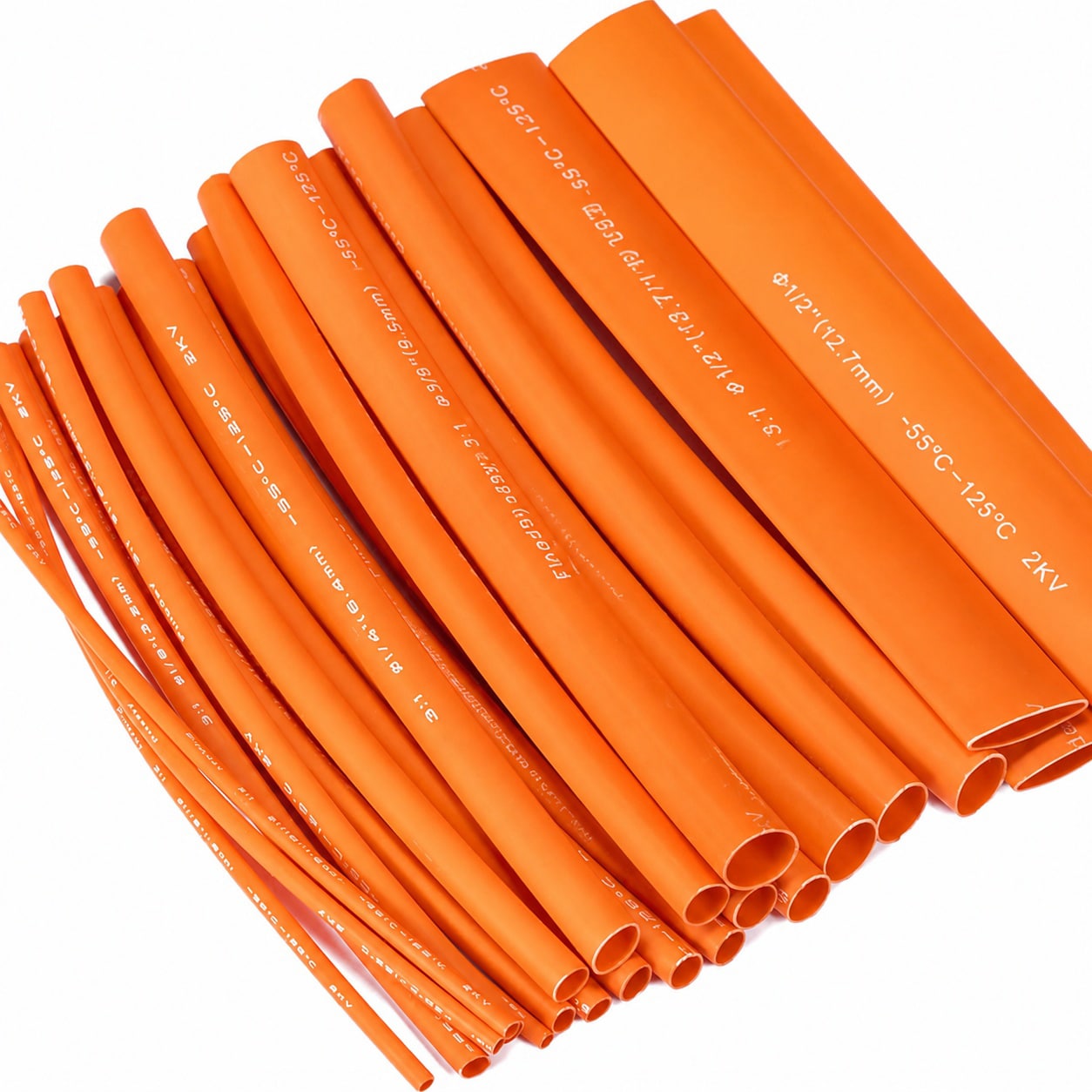 KHKFY  Heat Shrink Tubing Kit 6 Sizes with Adhesive Lined 3 to 1 Ratio for Wire Insulation and Protection 2 Feet Each Size