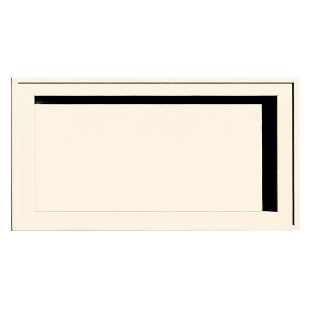 Builders Edge 130120002021 7.5-in x 14.25-in Sandstone Beige Vinyl Universal Mounting Block