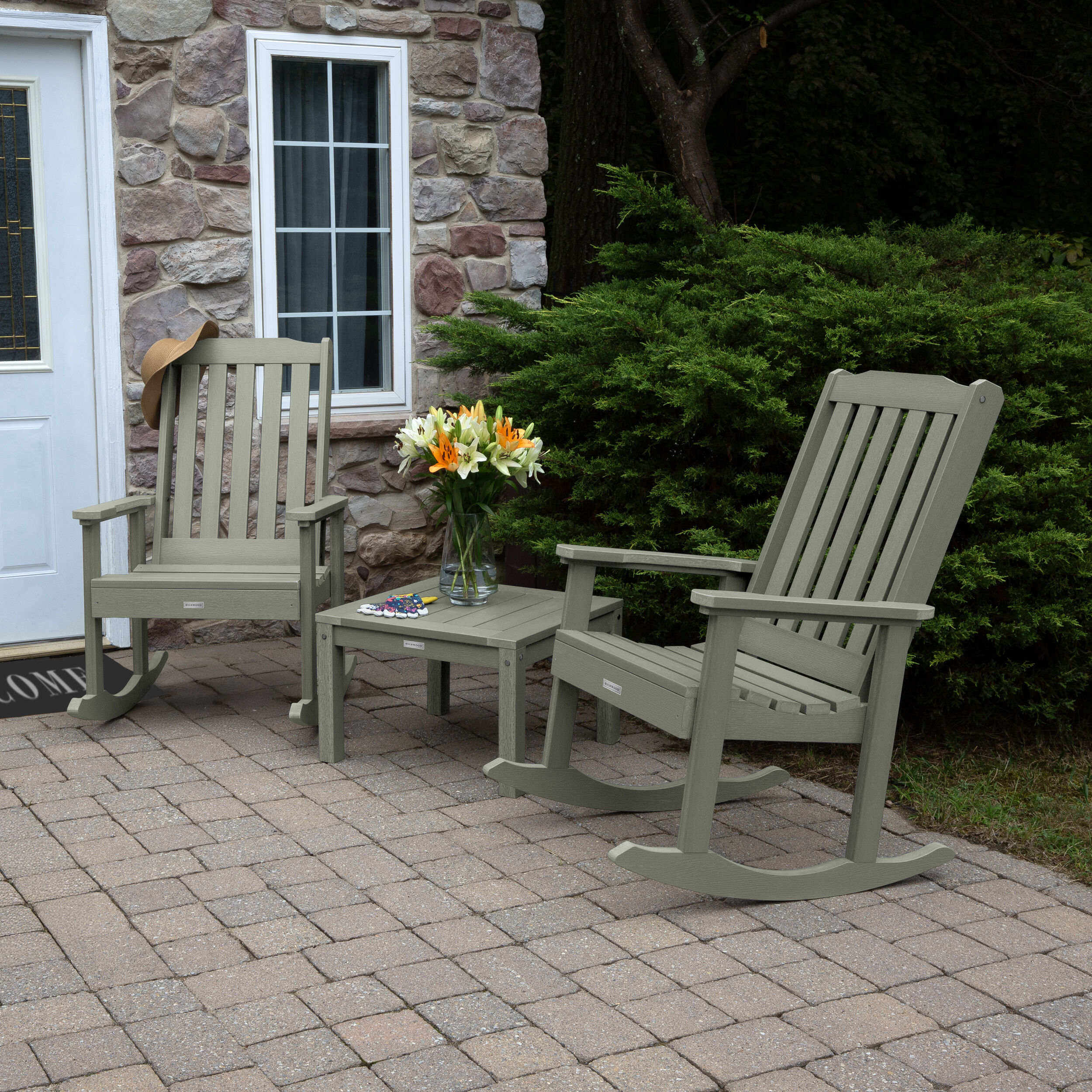 highwood AD-KITRKCH1-EUC Lehigh 3 -Piece Patio Conversation Set