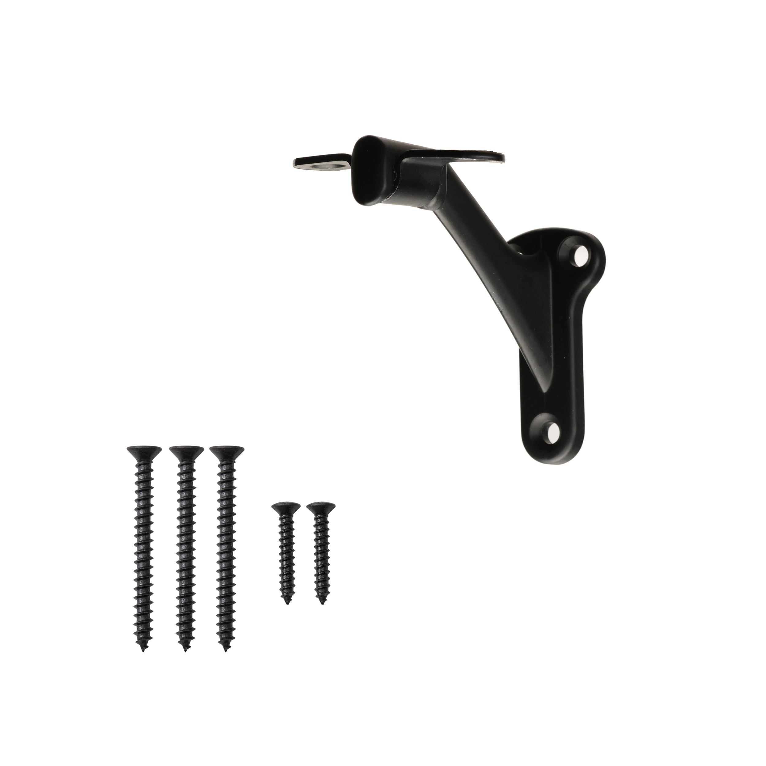Wolf Handrail 3.5-in x 2.75-in Hammered Black Aluminum Post Connector