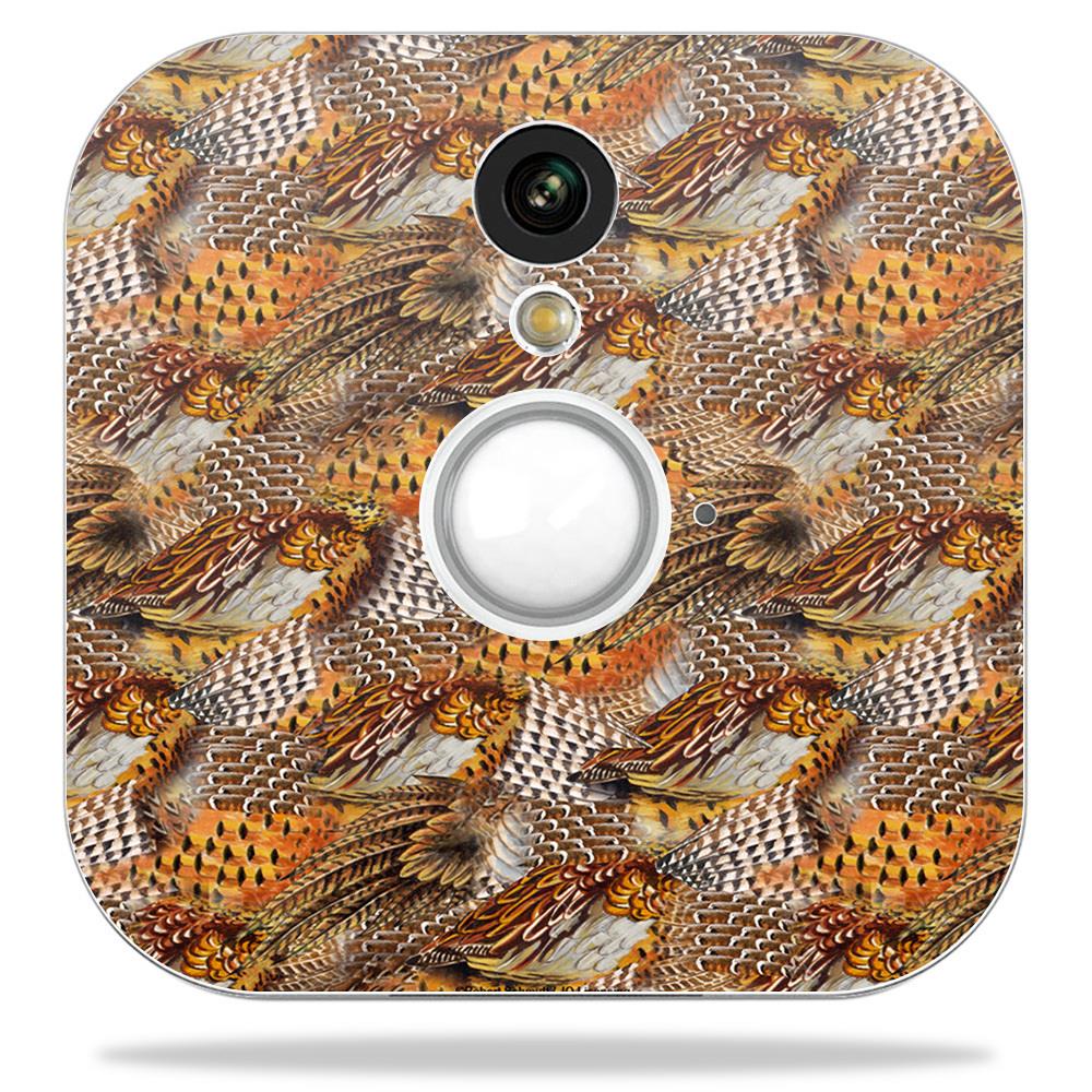 MightySkins VSNS66453  BLHOSE-Pheasant Feathers Skin Decal Wrap for Blink Home Security Camera Sticker- Pheasant Feathers