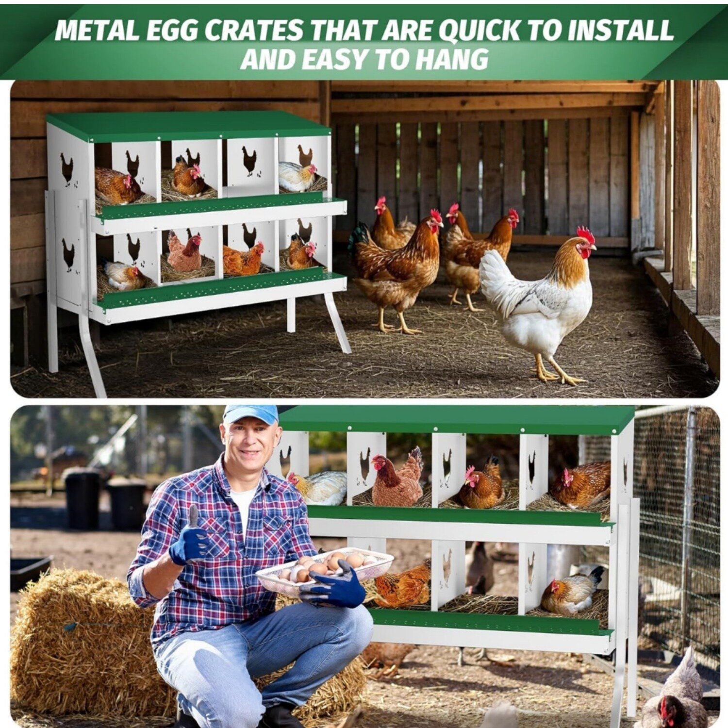GarveeLife LMYJW-5840 Chicken-Coops-Rabbit-Hutches - View #4