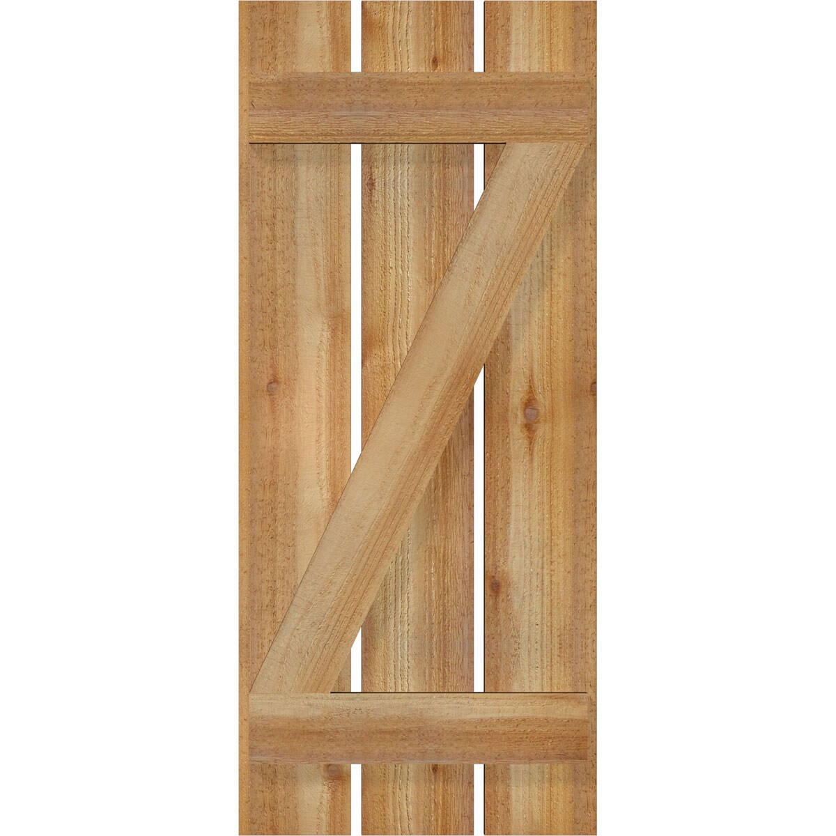 Ekena Millwork RBS06Z17X040RWR Exterior-Shutters - View #5