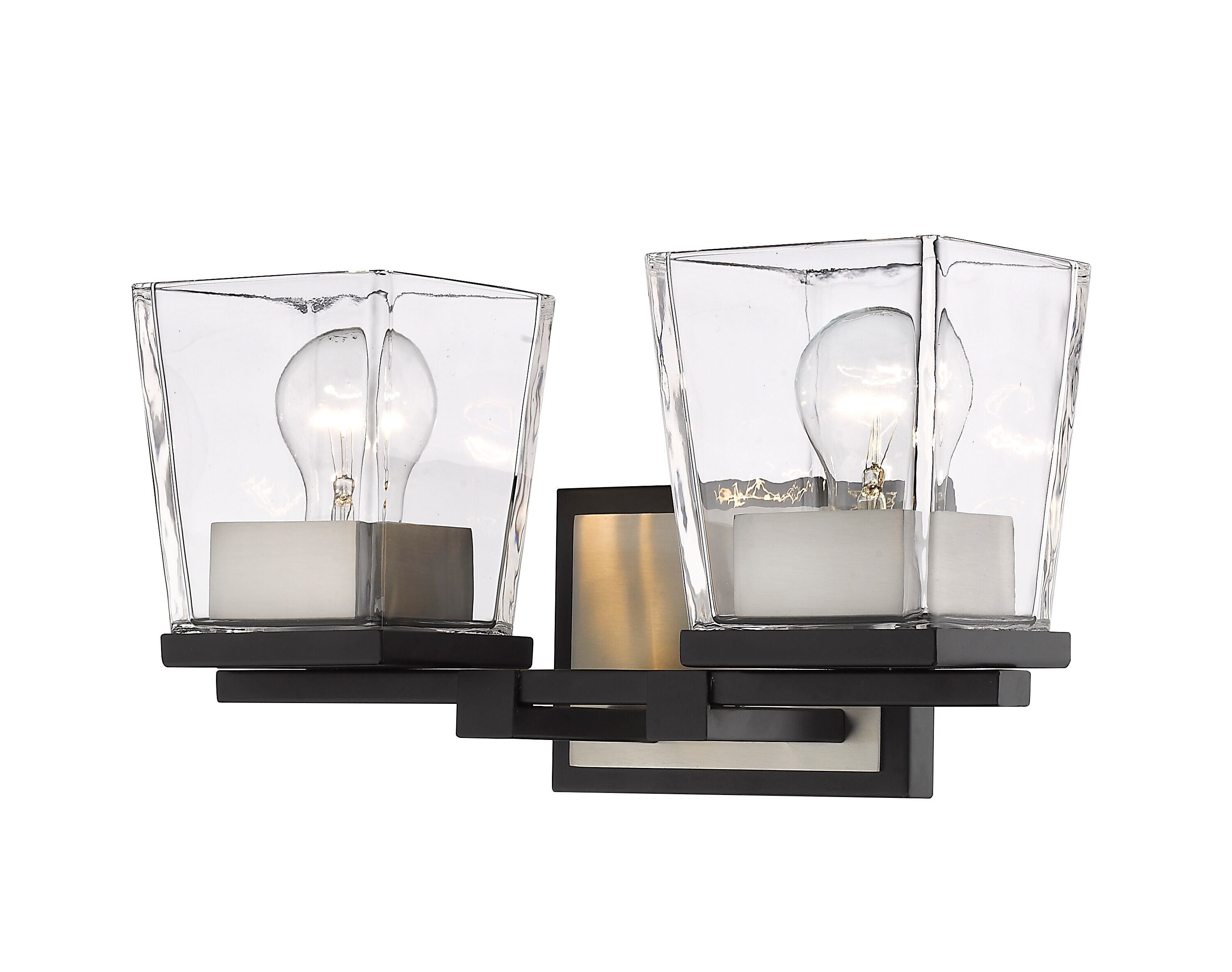 Z-Lite 475-2V-MB-BN Bleeker Street 14-in 2 -Light Multiple finishes Multiple colors Transitional Vanity light